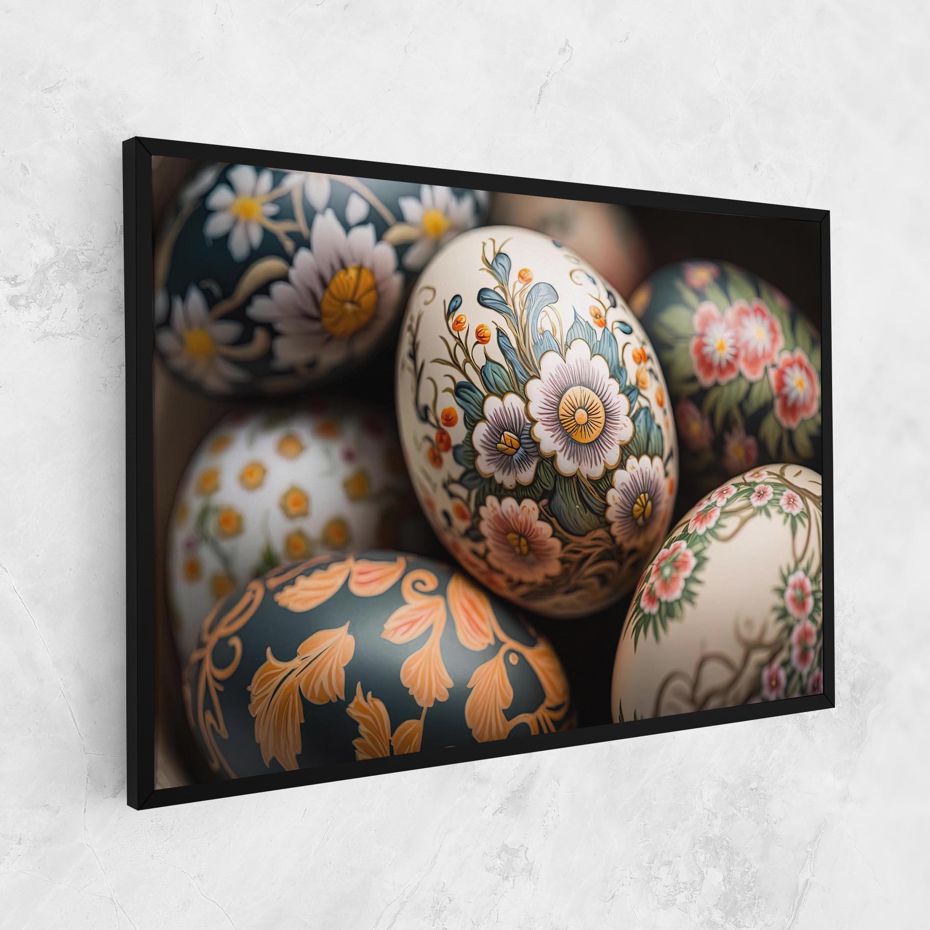 Tablou Canvas Floral Painted Eggs mockup 1