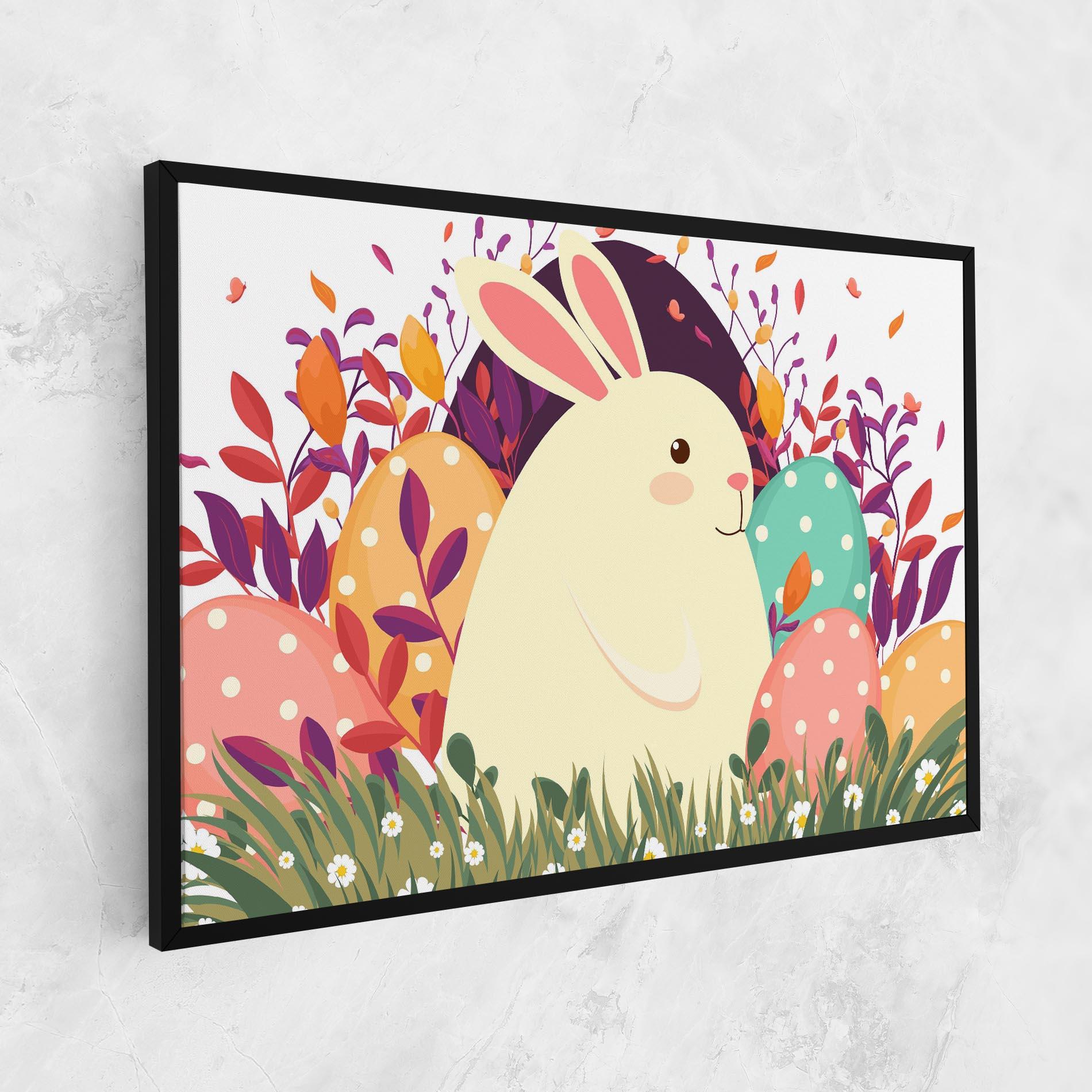 Tablou Canvas Friendly Bunny mockup 1
