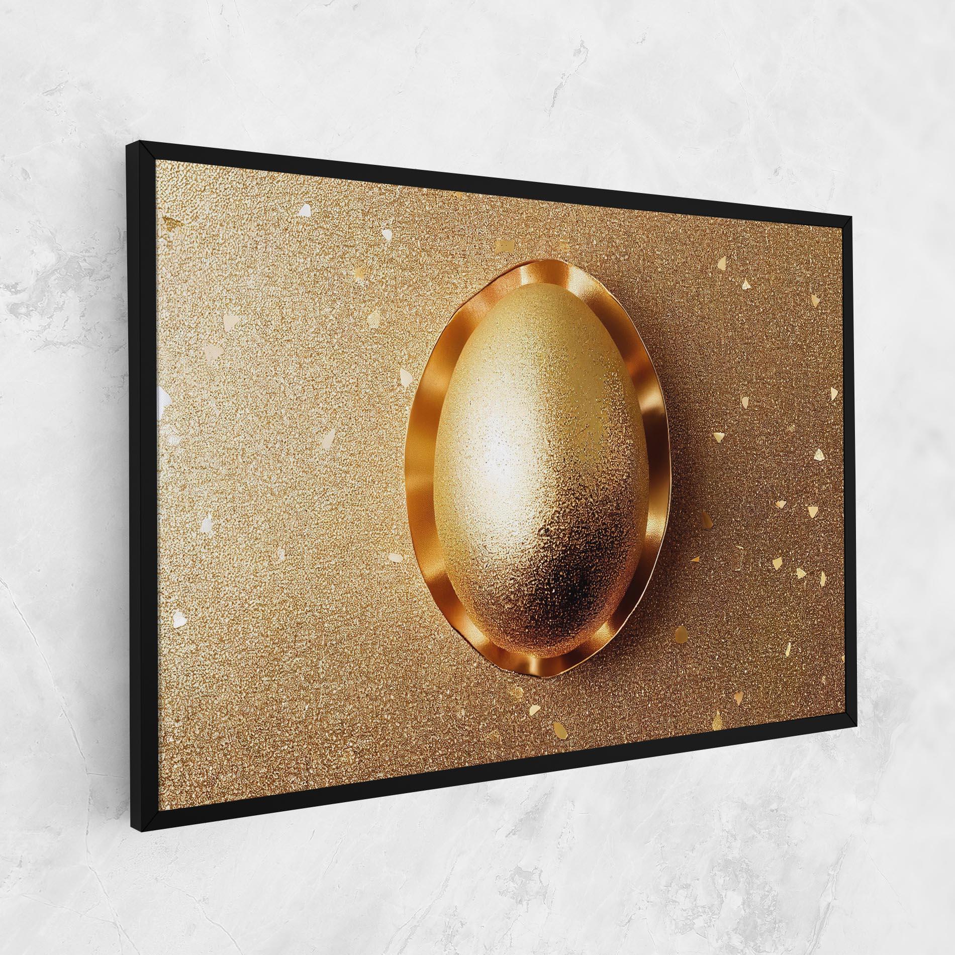 Tablou Canvas Golden Egg Chocolate mockup 1