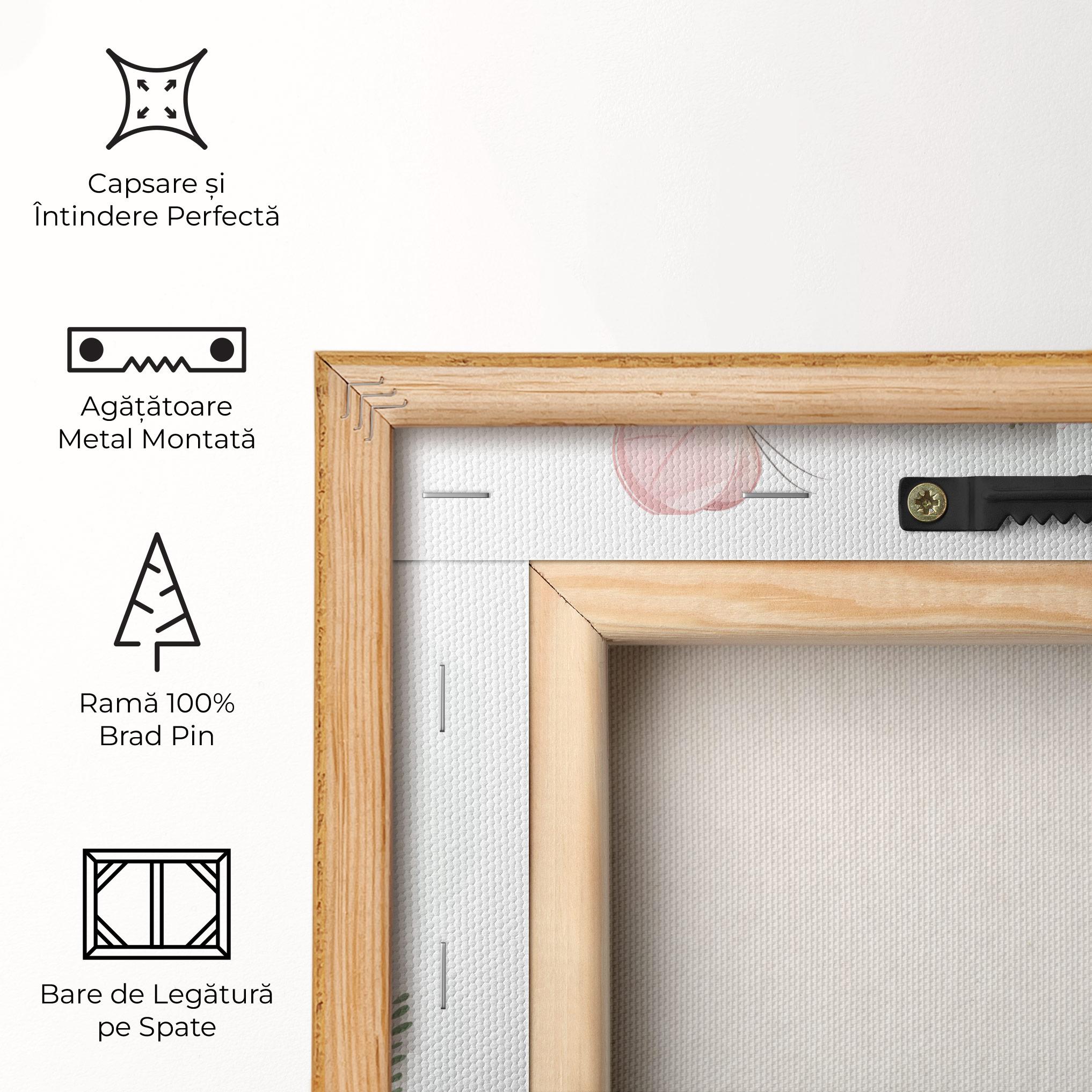 Tablou Canvas Butterfly On Bunny Nose mockup 5