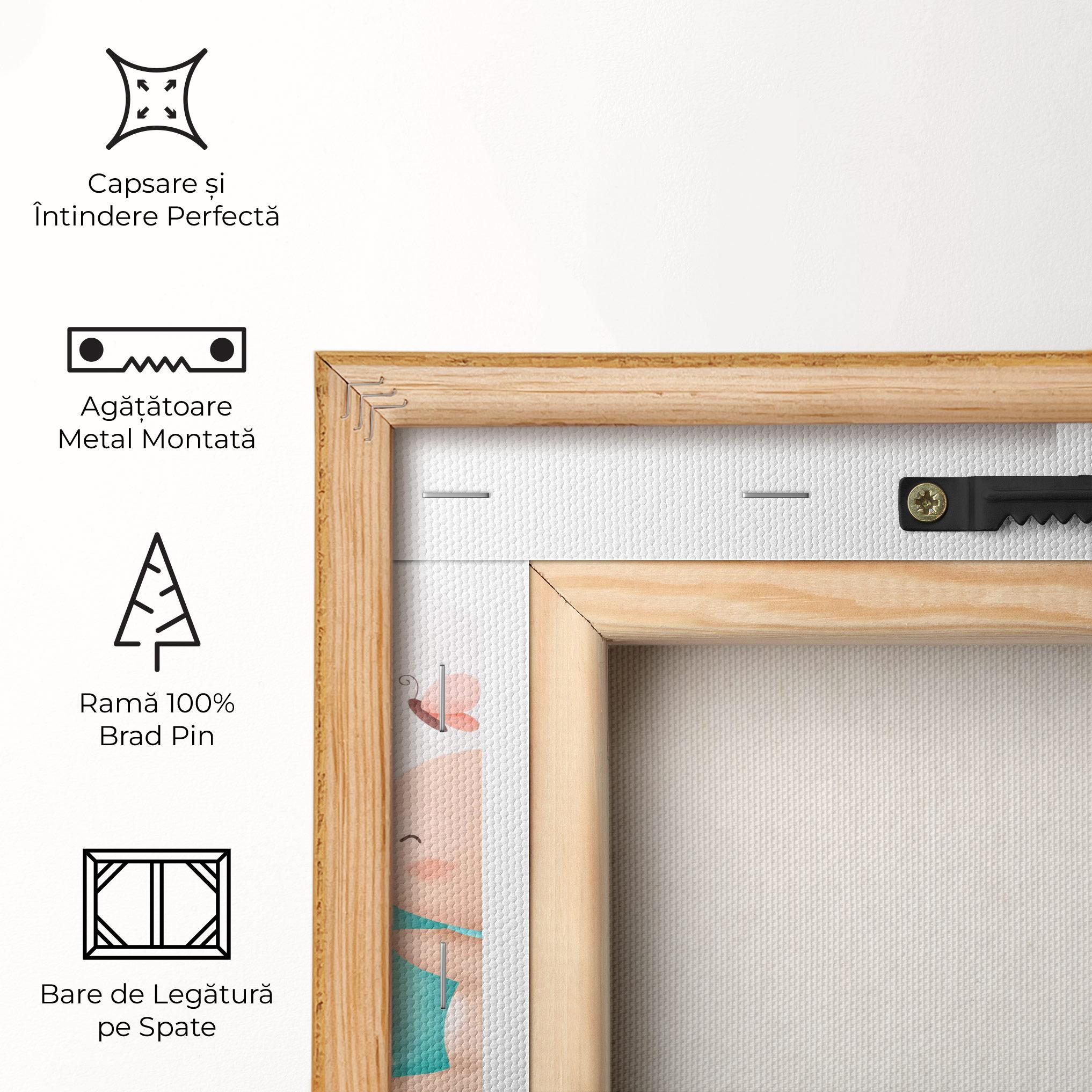 Tablou Canvas Cute Bunny Art mockup 5