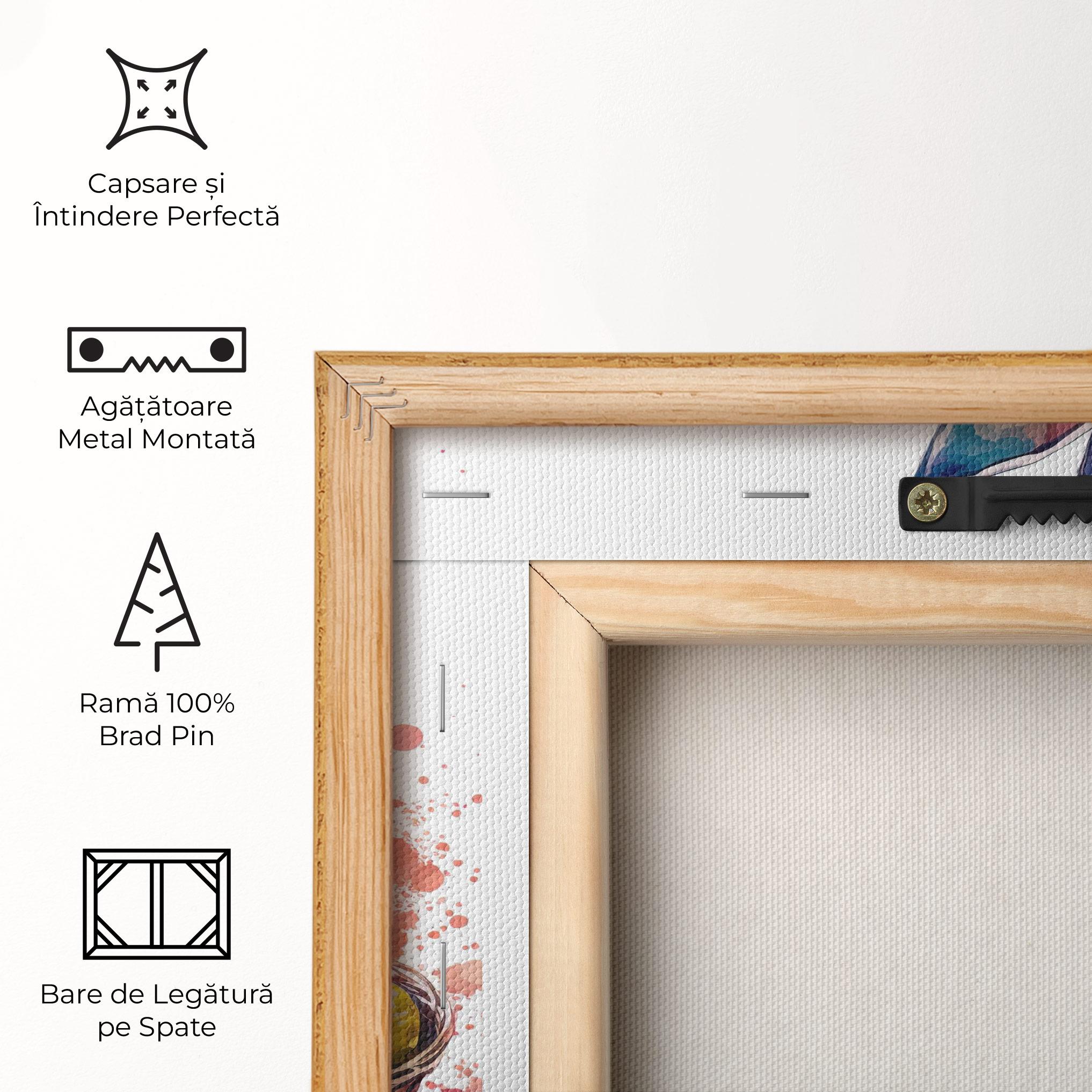 Tablou Canvas Easter Bunny Watercolor mockup 5