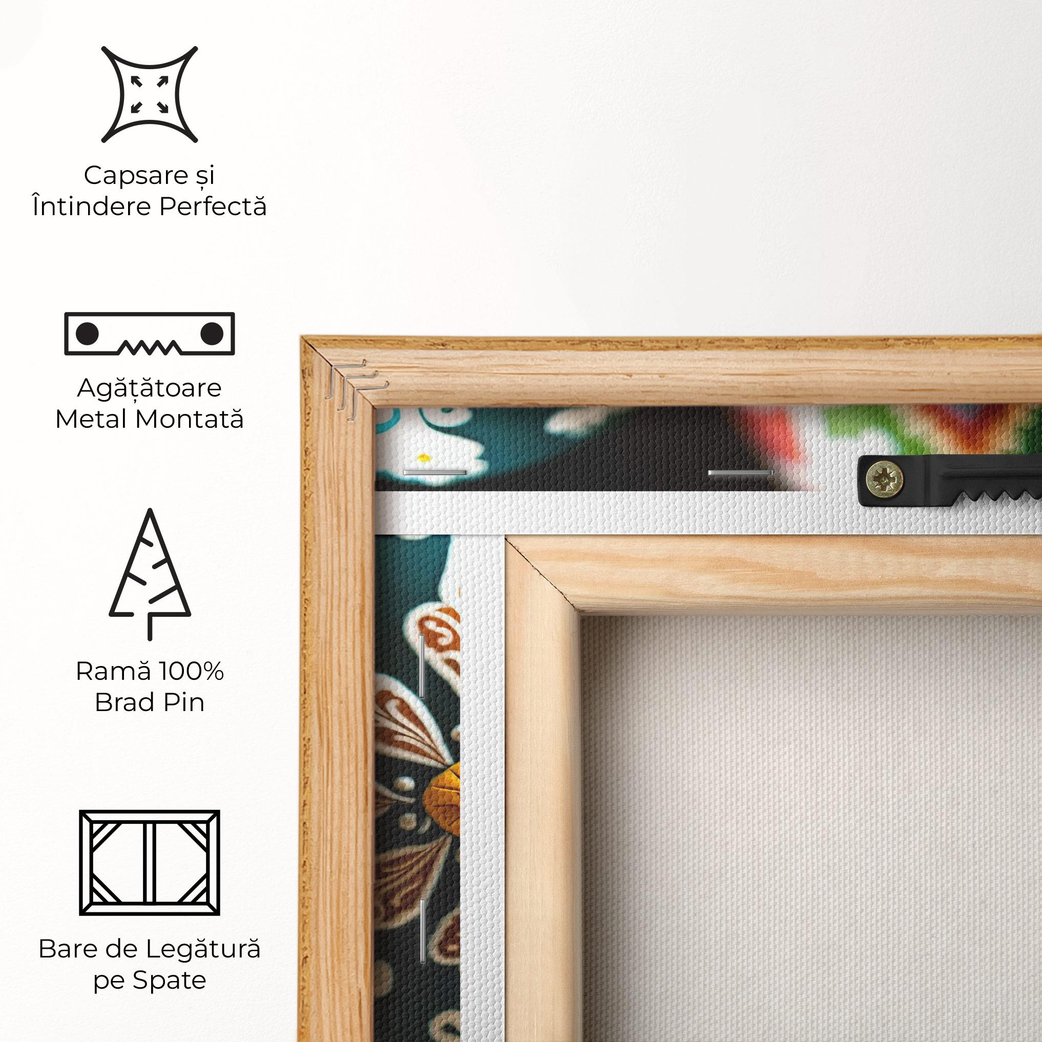 Tablou Canvas Easter Eggs Ornament mockup 5