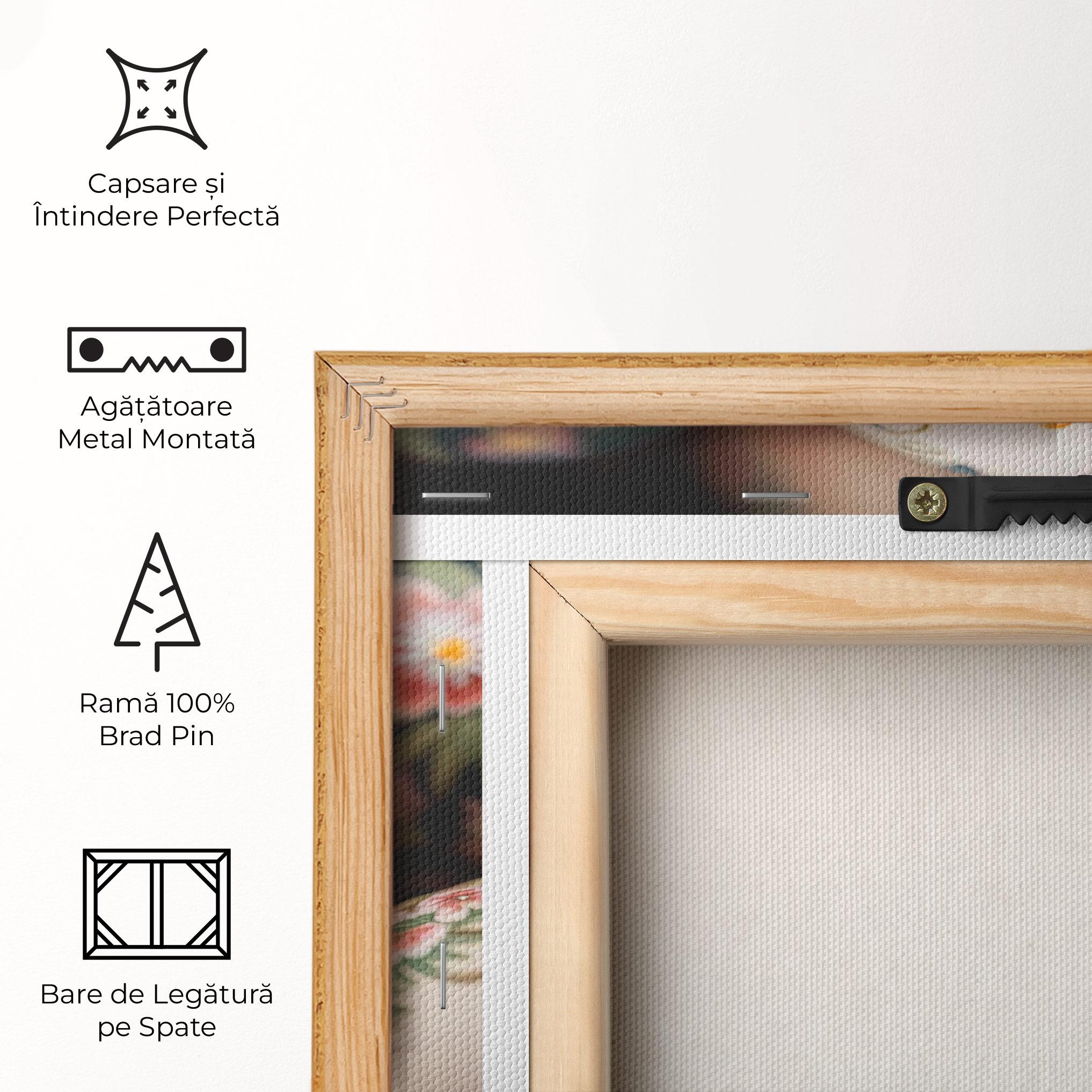 Tablou Canvas Floral Painted Eggs mockup 5