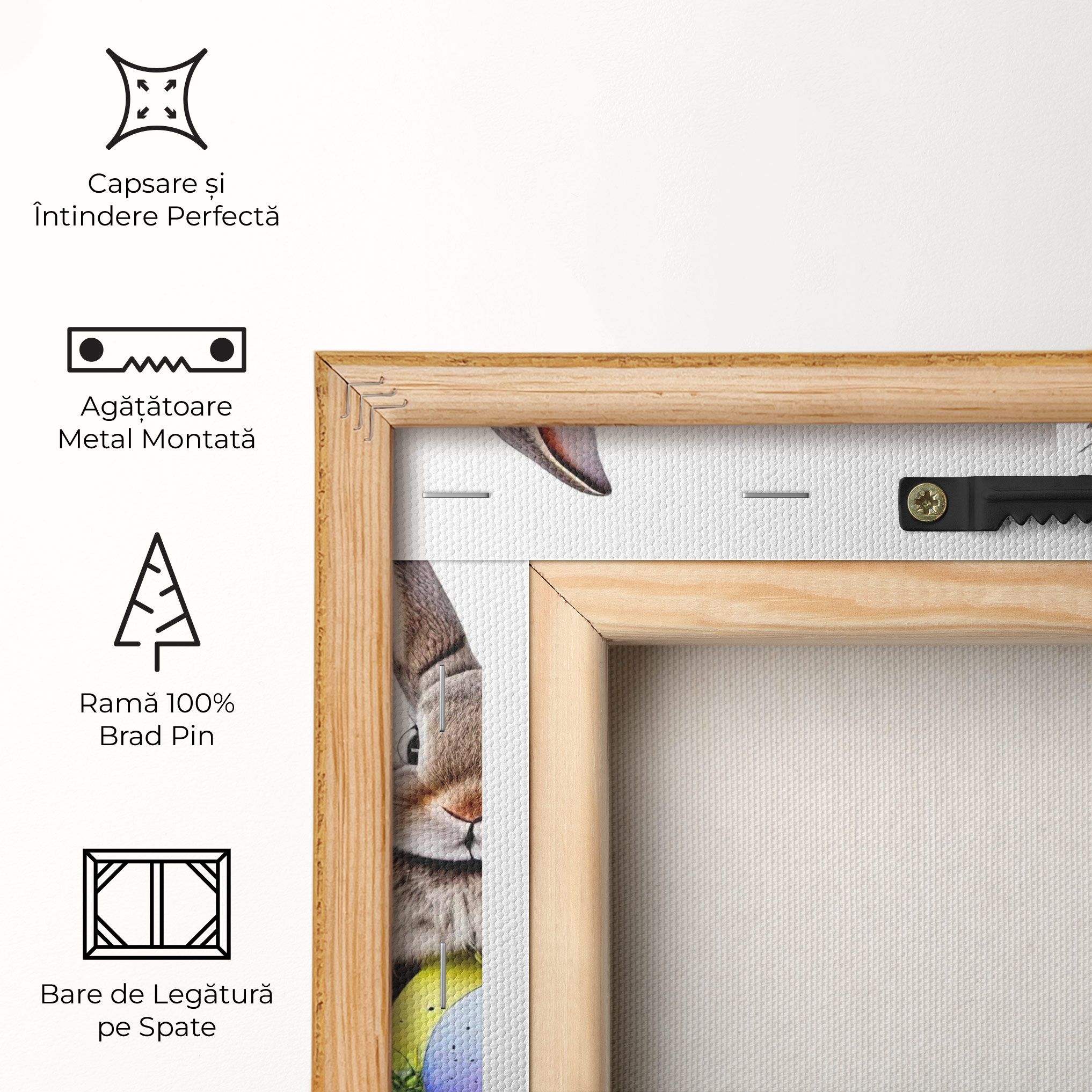 Flowers Easter Bunny mockup 5