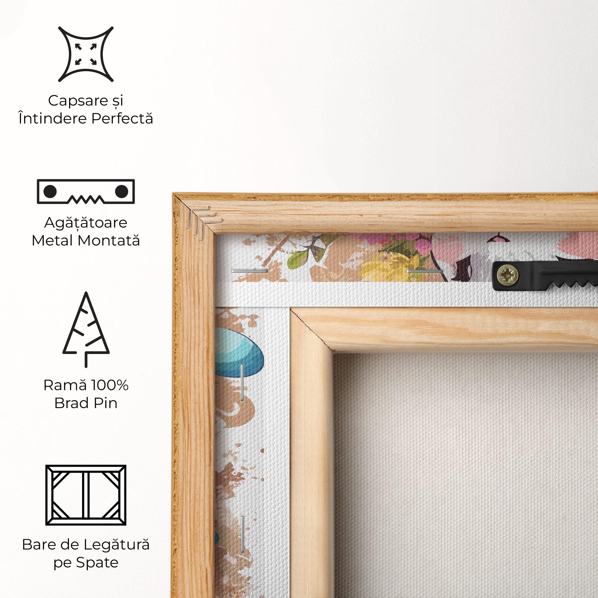 Tablou Canvas White Easter Bunny mockup 5