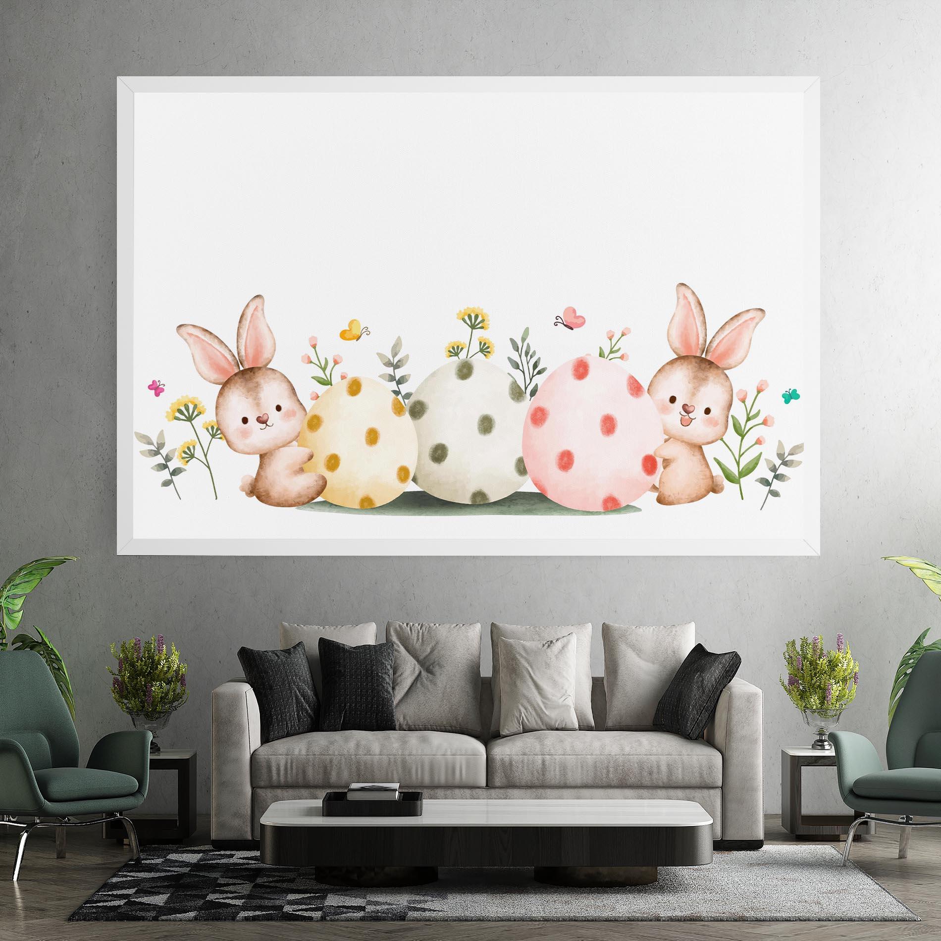 Tablou Canvas Butterfly Rabbit mockup 7
