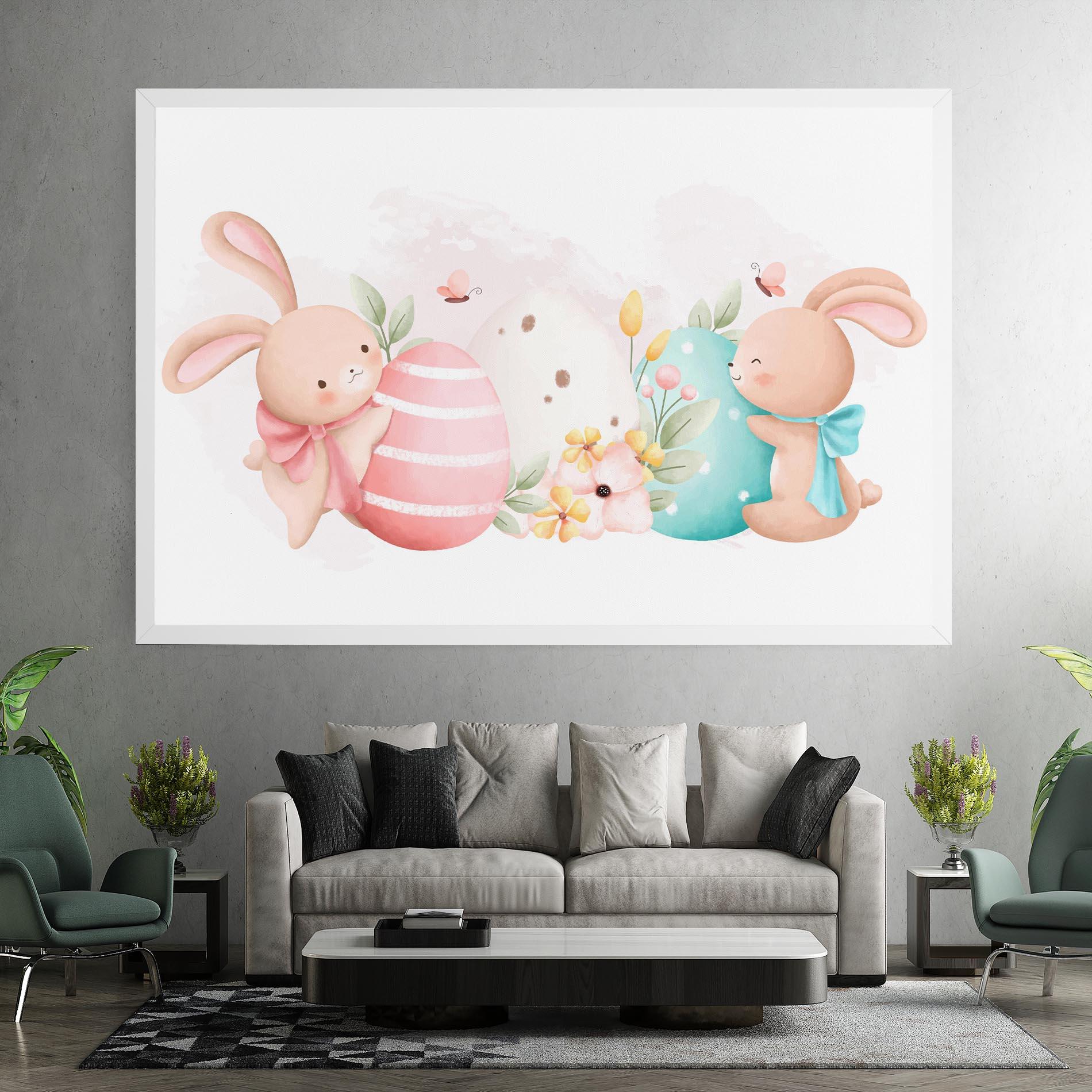 Tablou Canvas Cute Bunny Art mockup 7