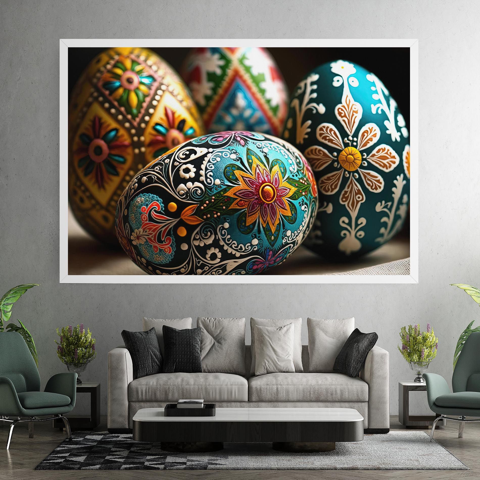 Easter Eggs Ornament mockup 7