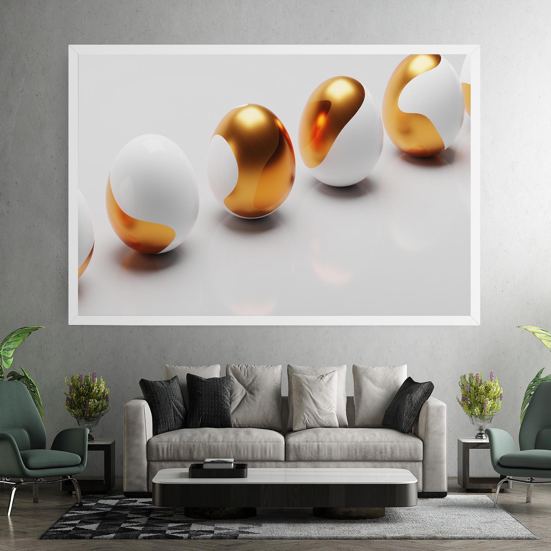 Tablou Canvas Elegant Easter Eggs mockup 7