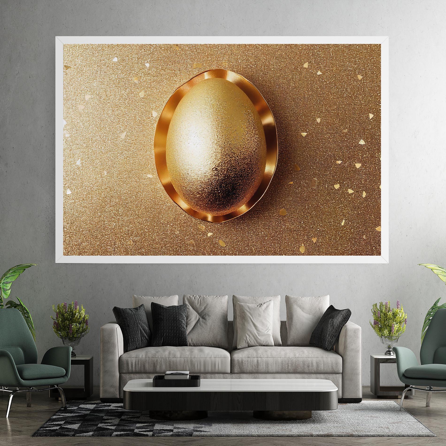 Tablou Canvas Golden Egg Chocolate mockup 7