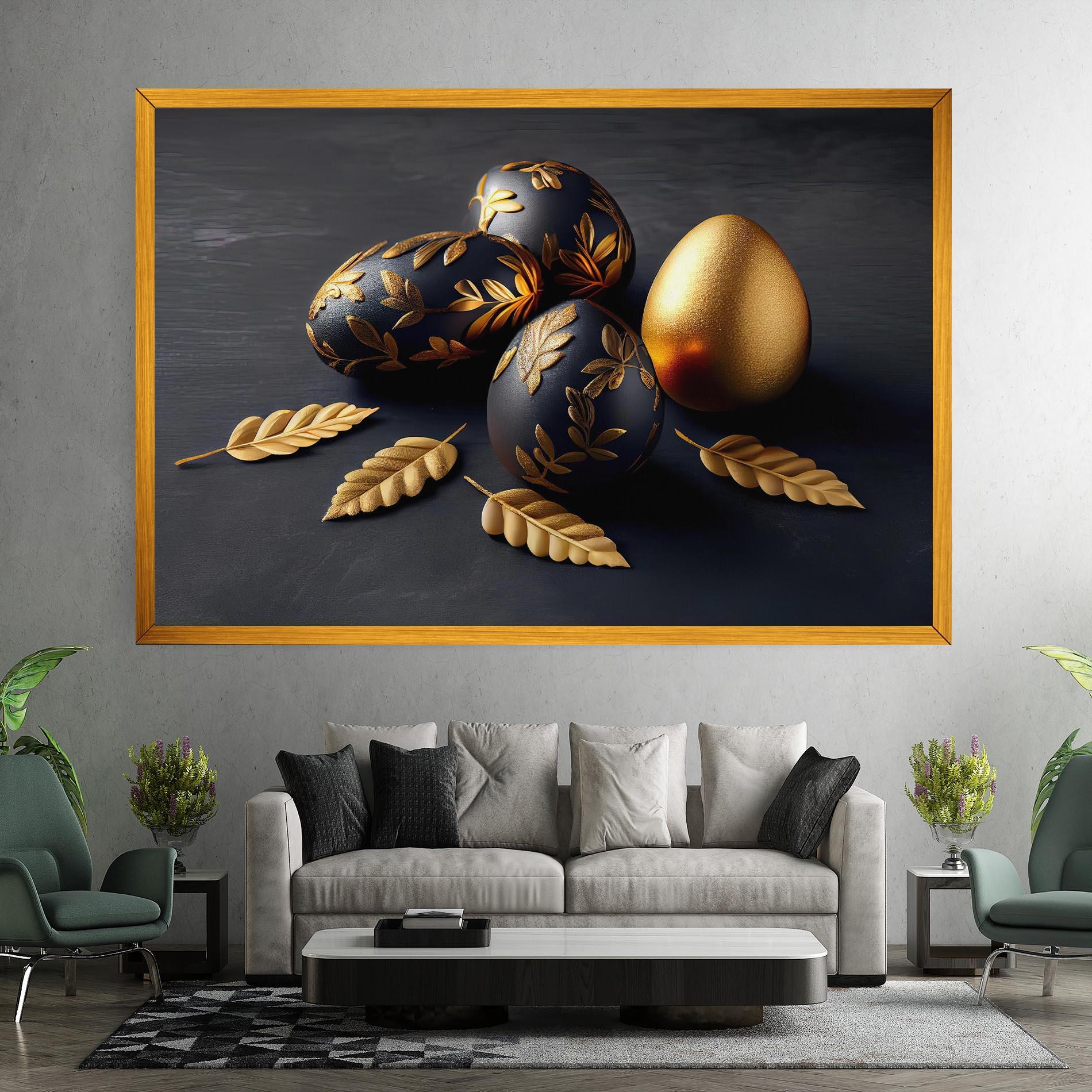 Tablou Canvas Black Gold Egs mockup 7