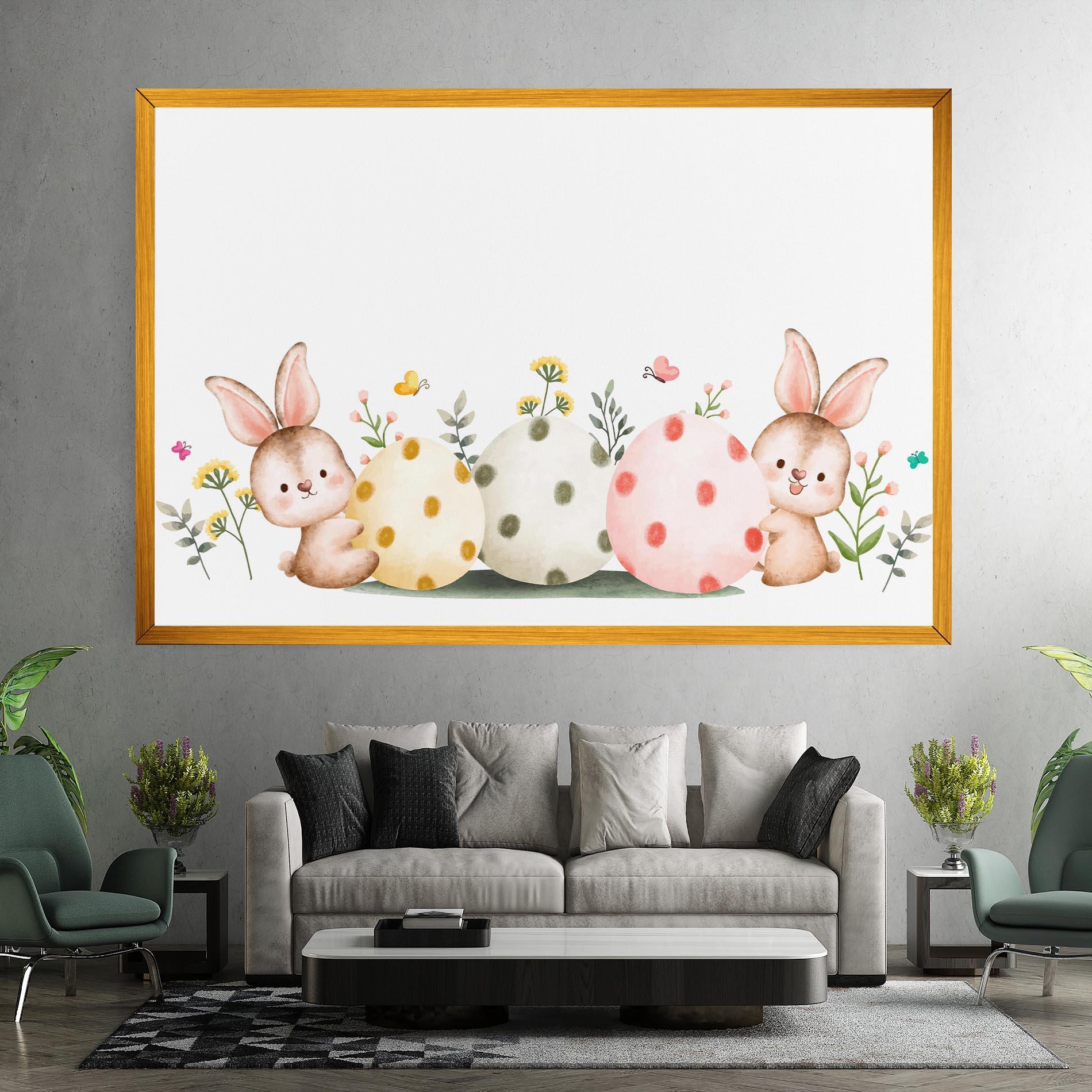 Tablou Canvas Butterfly Rabbit mockup 7
