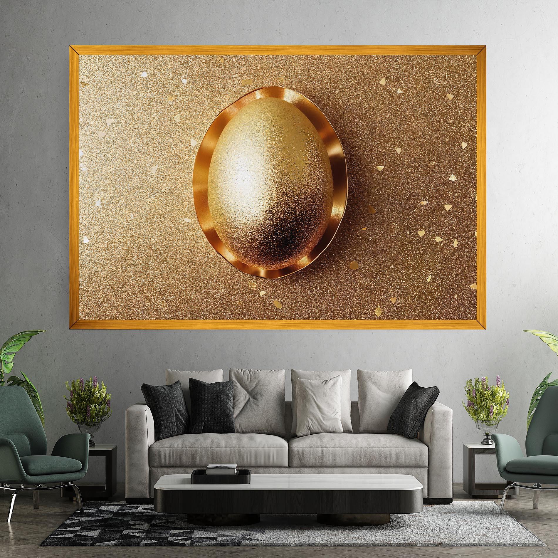 Tablou Canvas Golden Egg Chocolate mockup 7
