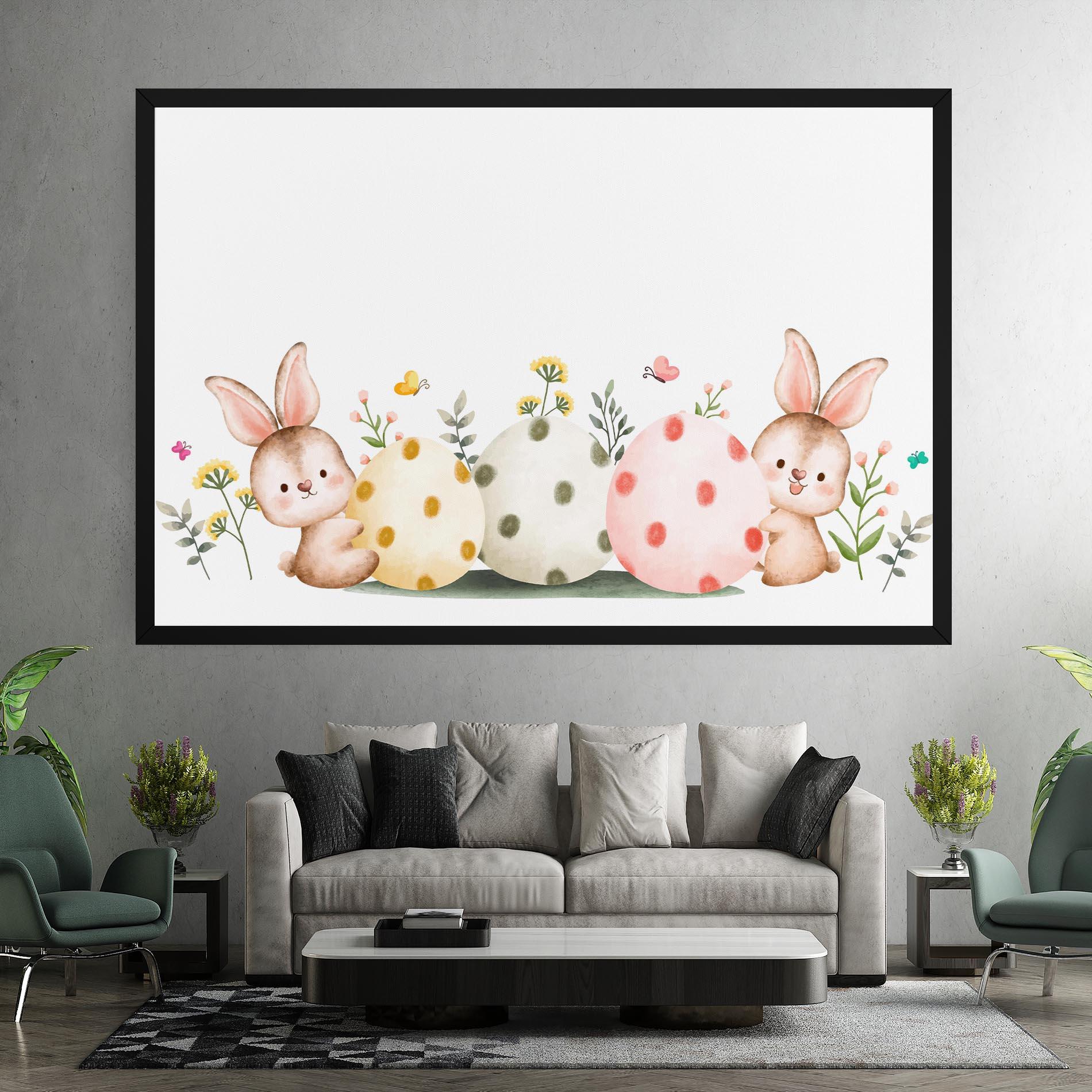 Tablou Canvas Butterfly Rabbit mockup 7