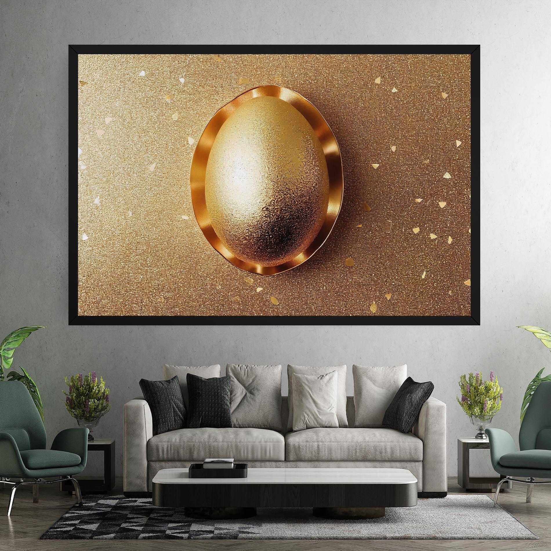 Tablou Canvas Golden Egg Chocolate mockup 7