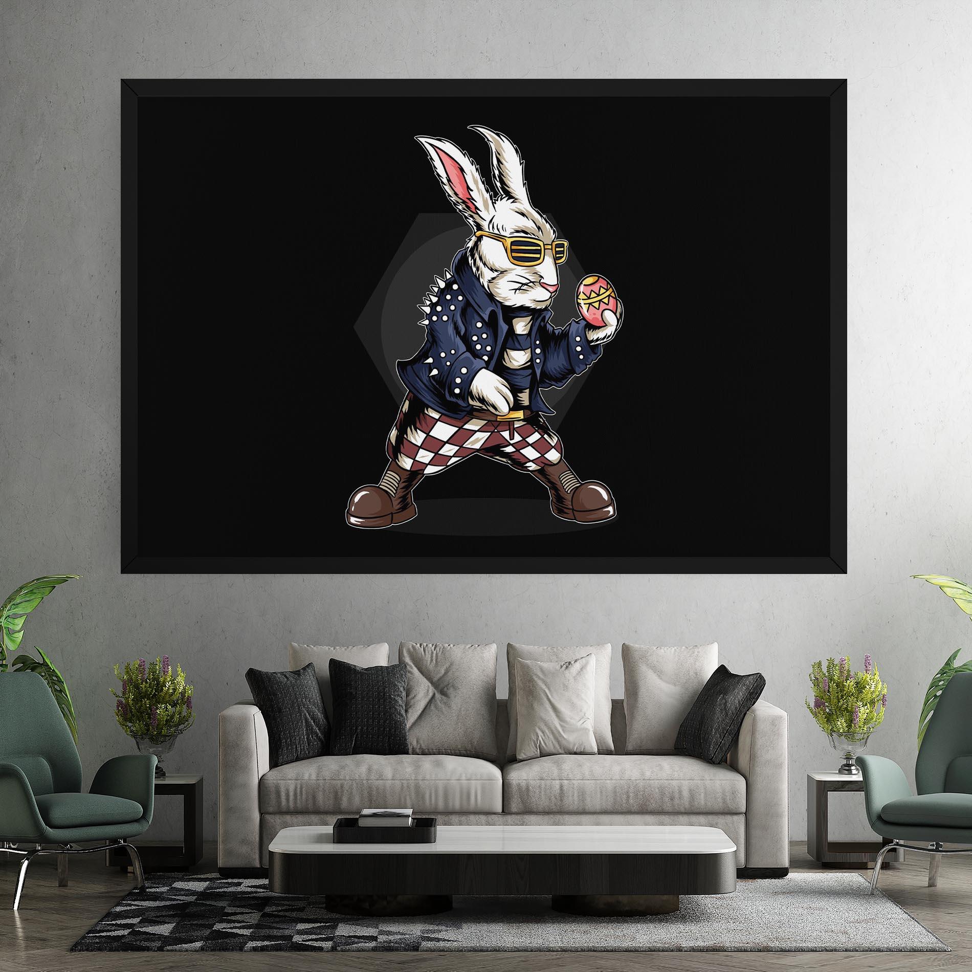 Tablou Canvas Rabbit Rock mockup 7