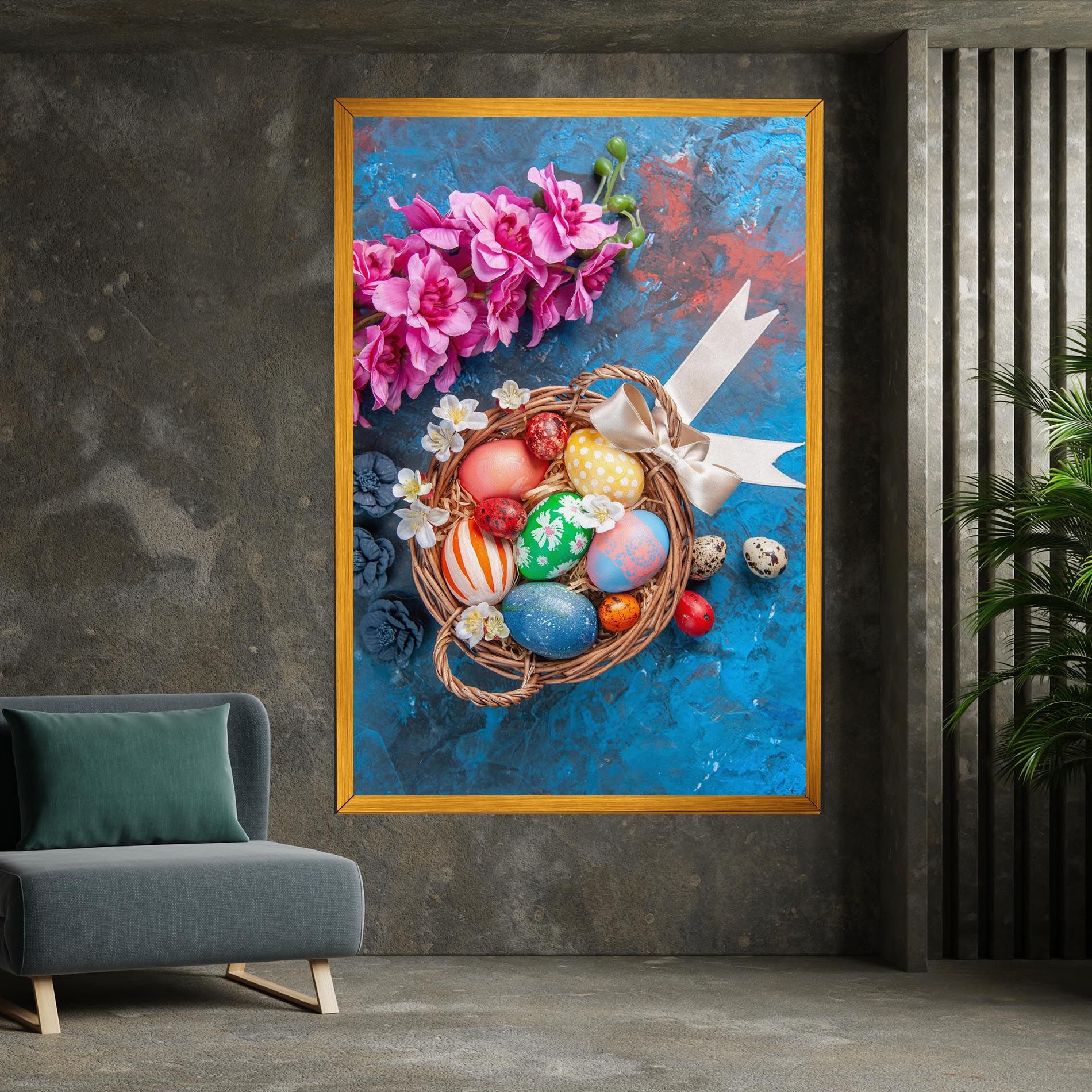 Colored Easter Eggs mockup 7