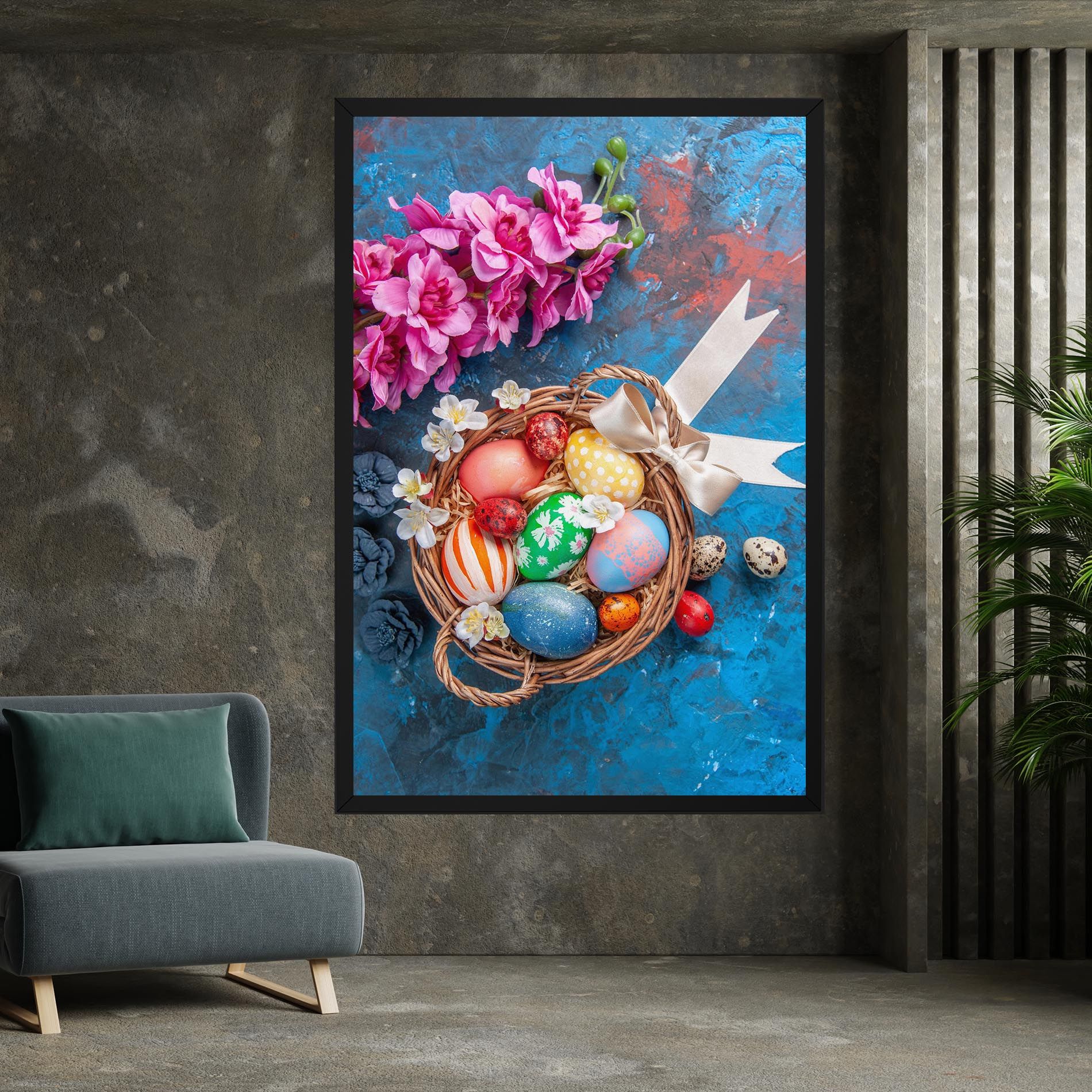 Colored Easter Eggs mockup 7