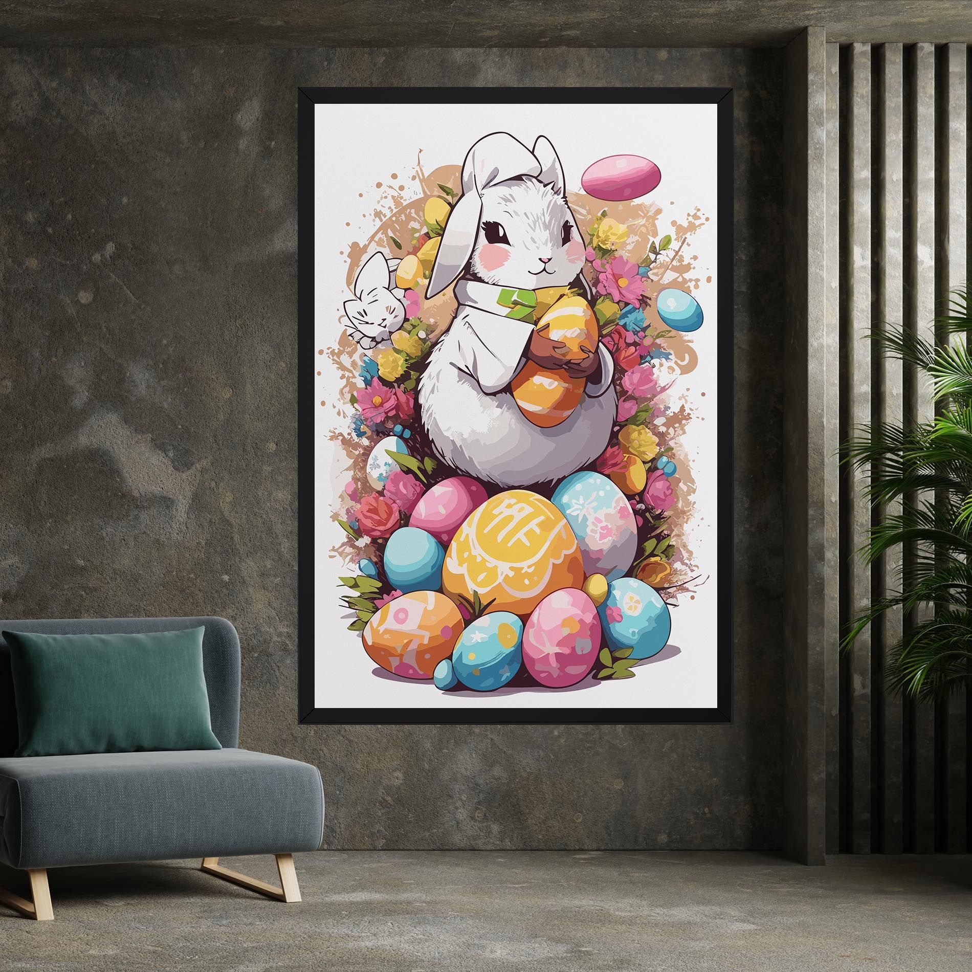 White Easter Bunny mockup 7