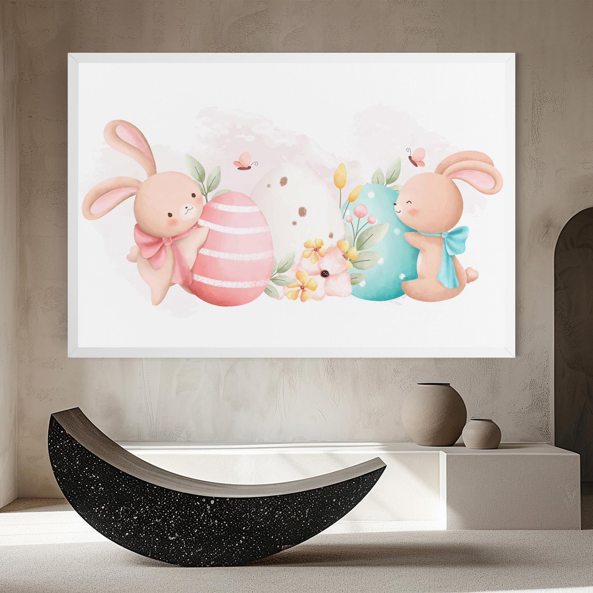 Tablou Canvas Cute Bunny Art mockup 8