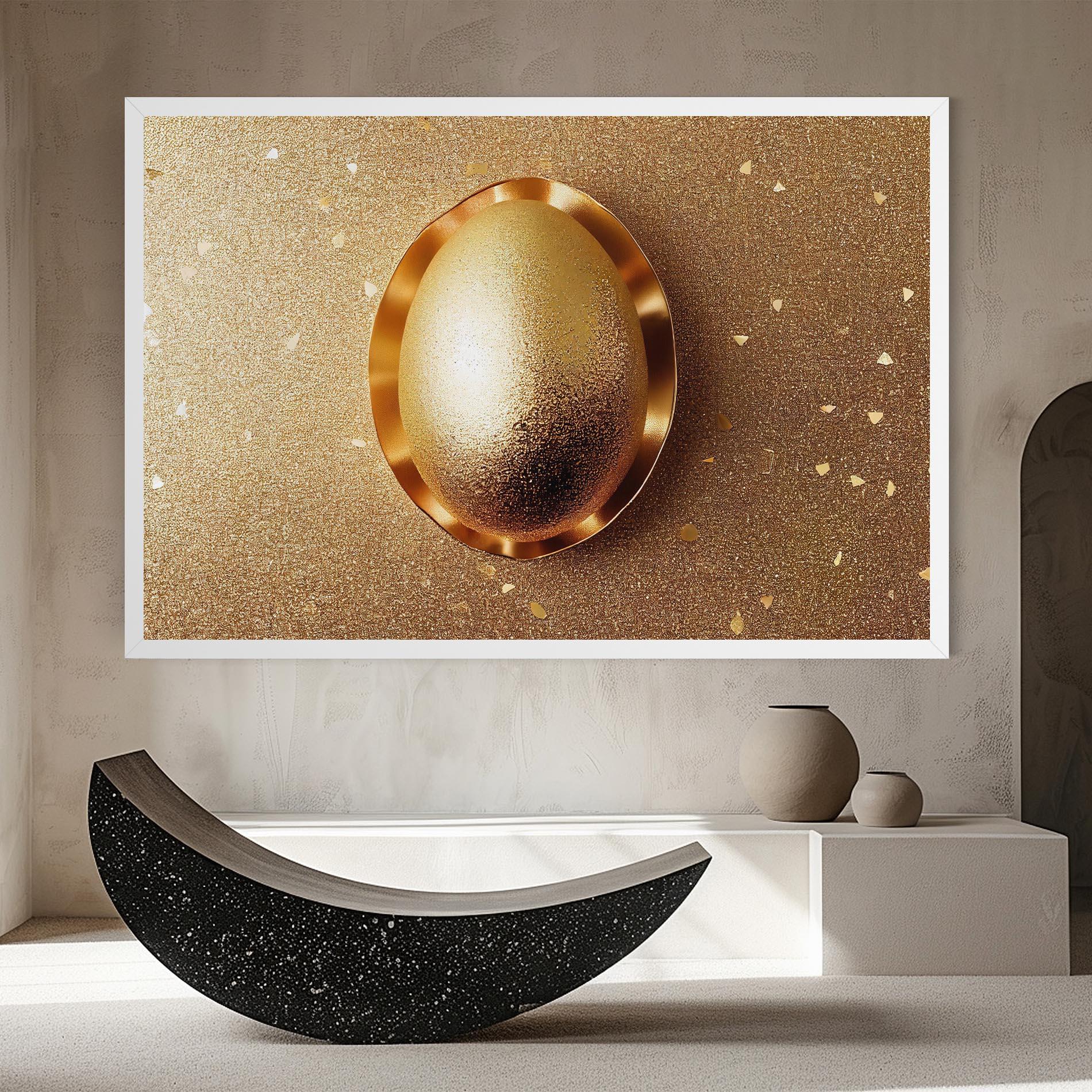 Tablou Canvas Golden Egg Chocolate mockup 8