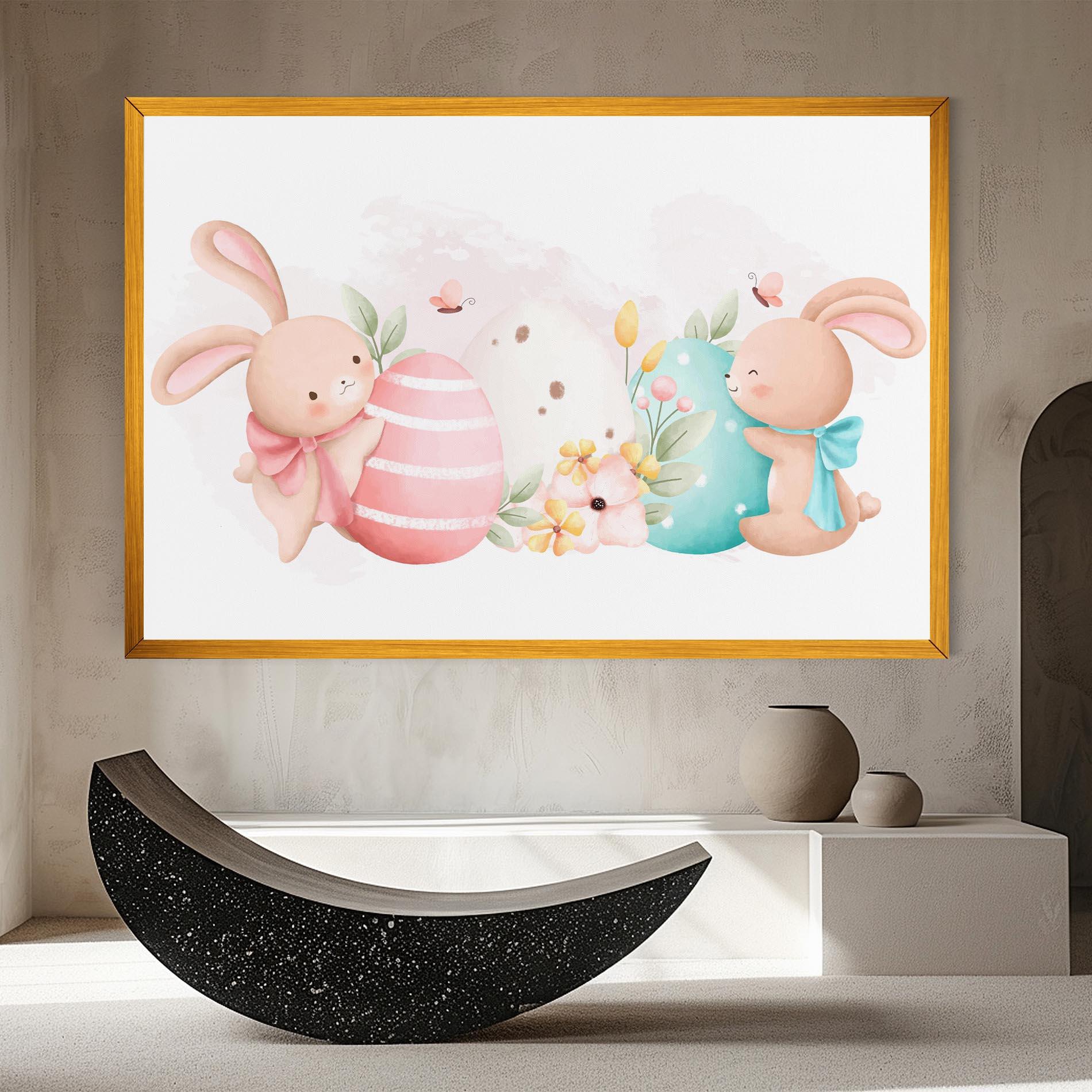 Tablou Canvas Cute Bunny Art mockup 8