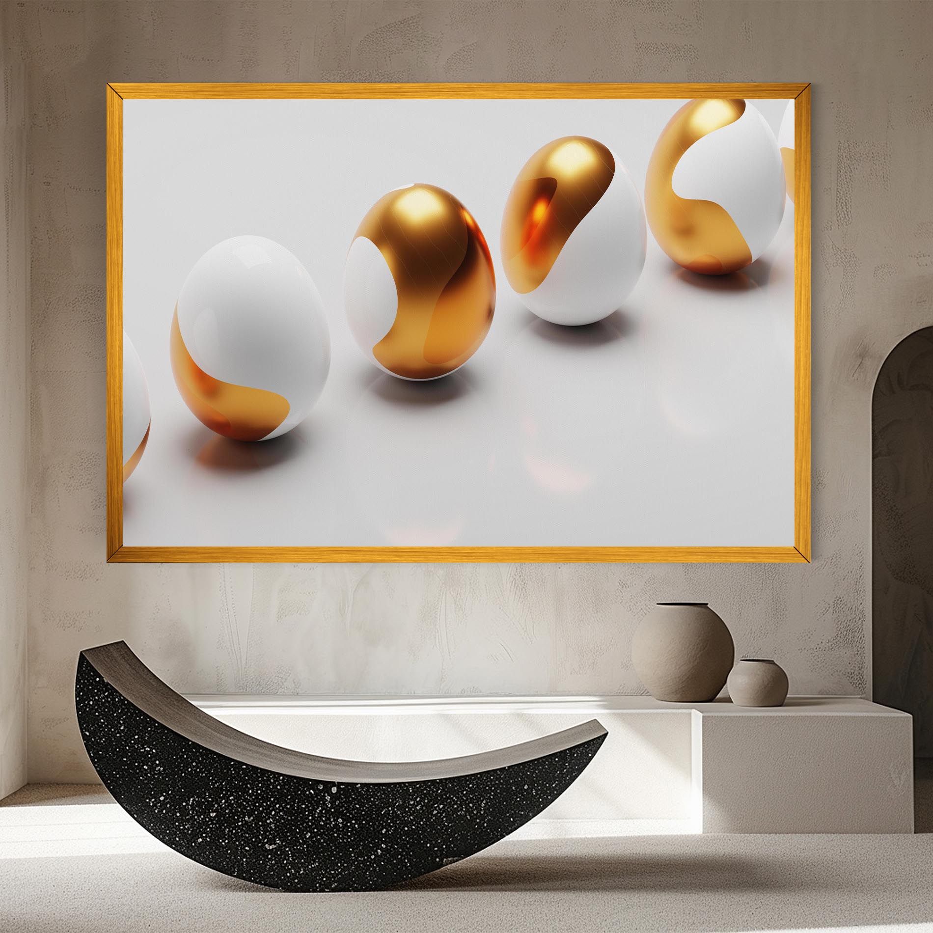 Elegant Easter Eggs mockup 8