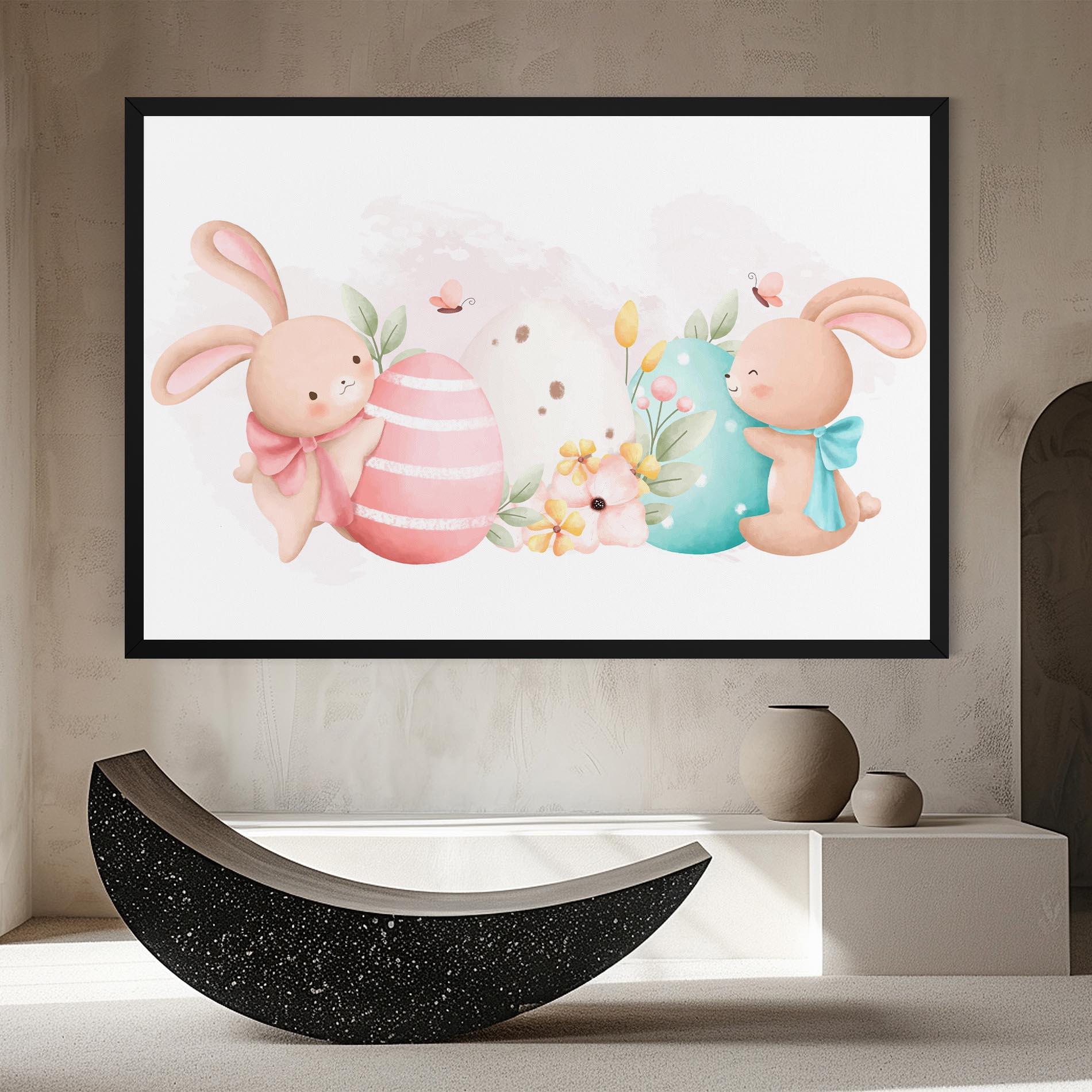 Tablou Canvas Cute Bunny Art mockup 8