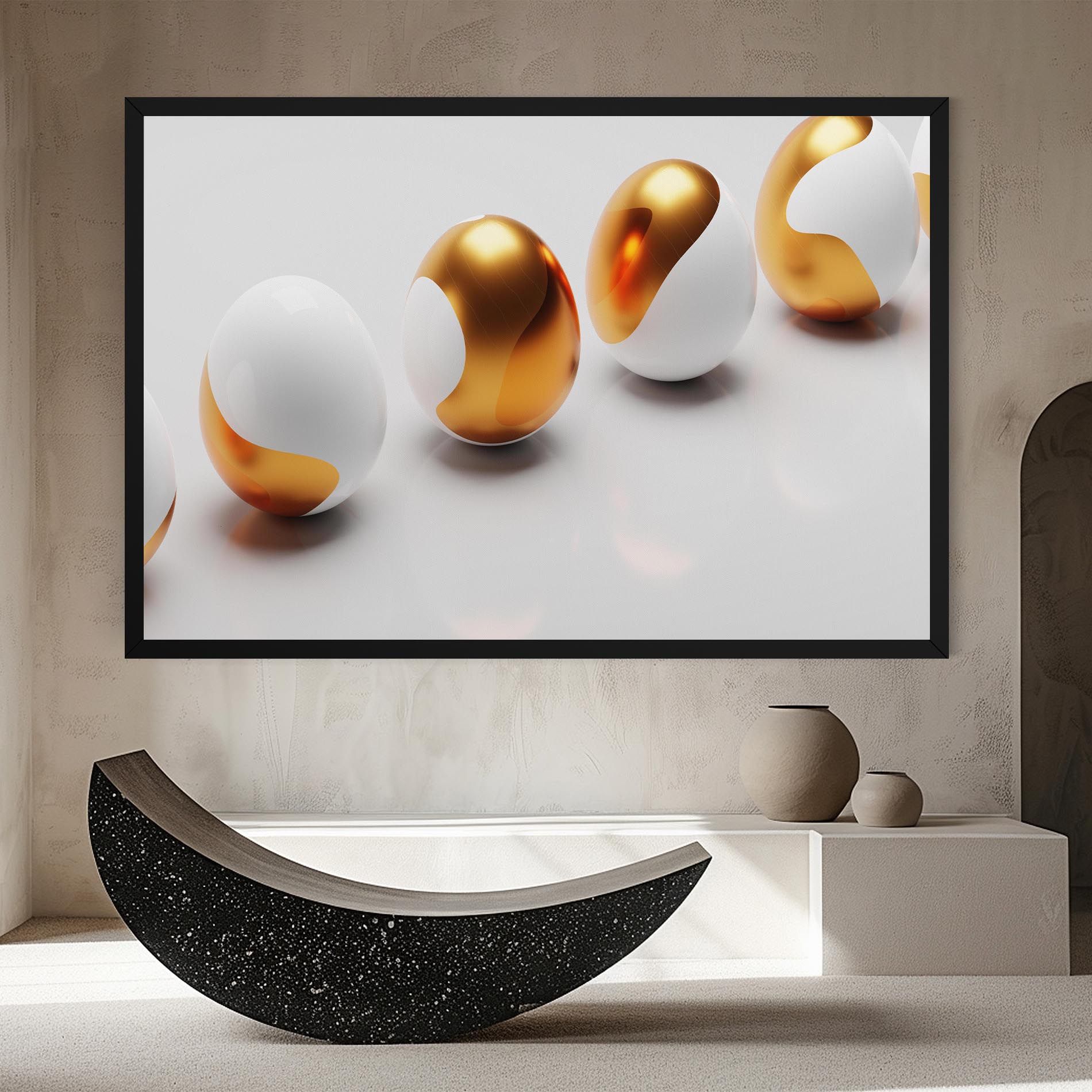 Elegant Easter Eggs mockup 8