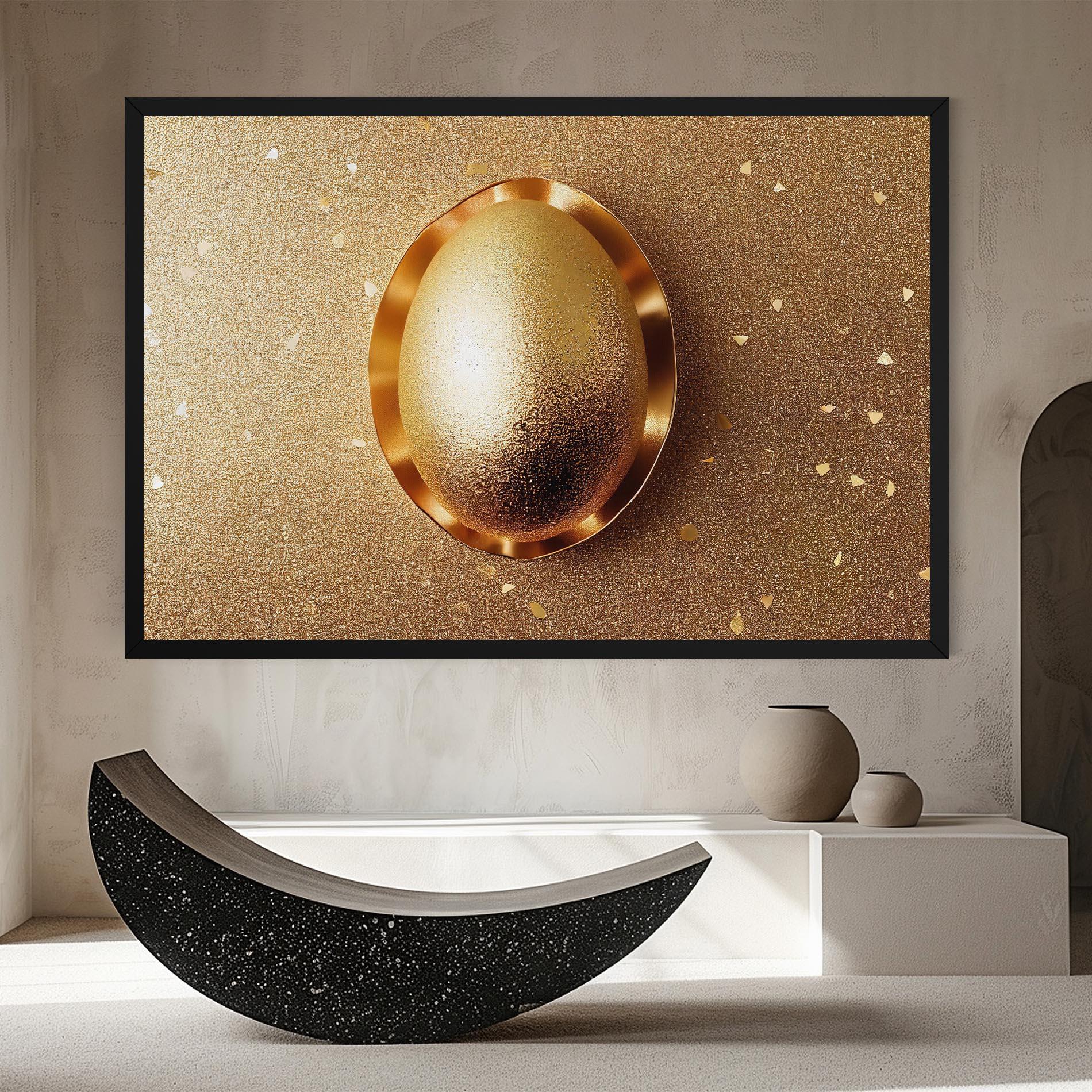 Tablou Canvas Golden Egg Chocolate mockup 8