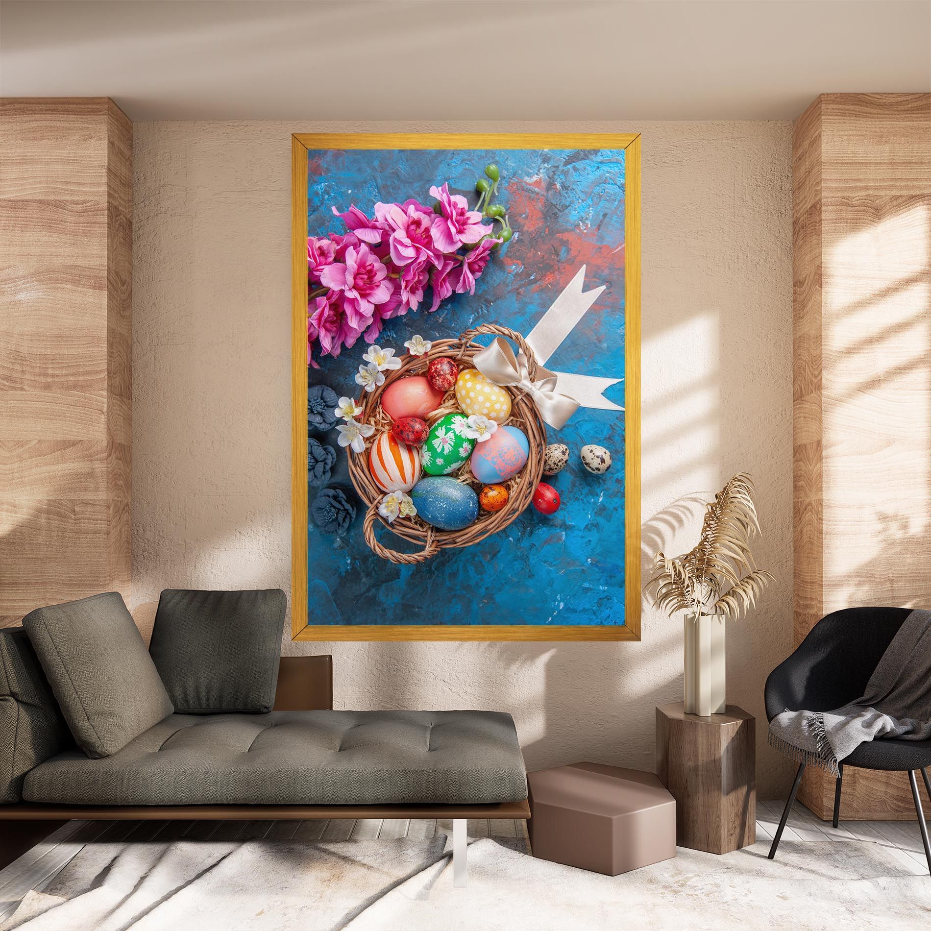 Colored Easter Eggs mockup 8