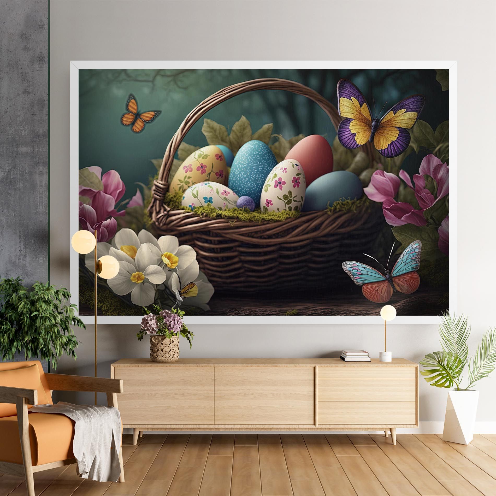 Easter Eggs Butterfly mockup 9