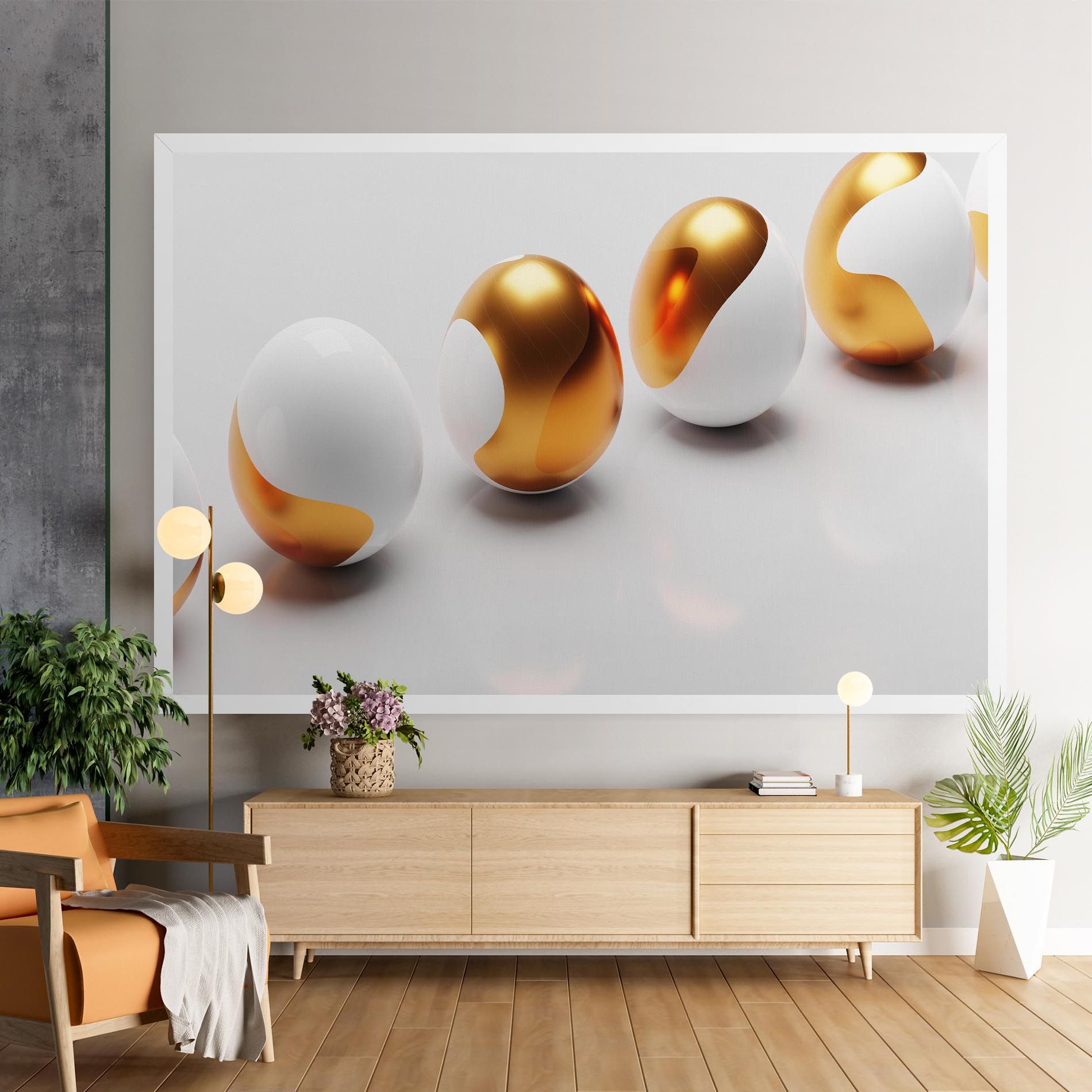 Elegant Easter Eggs mockup 9