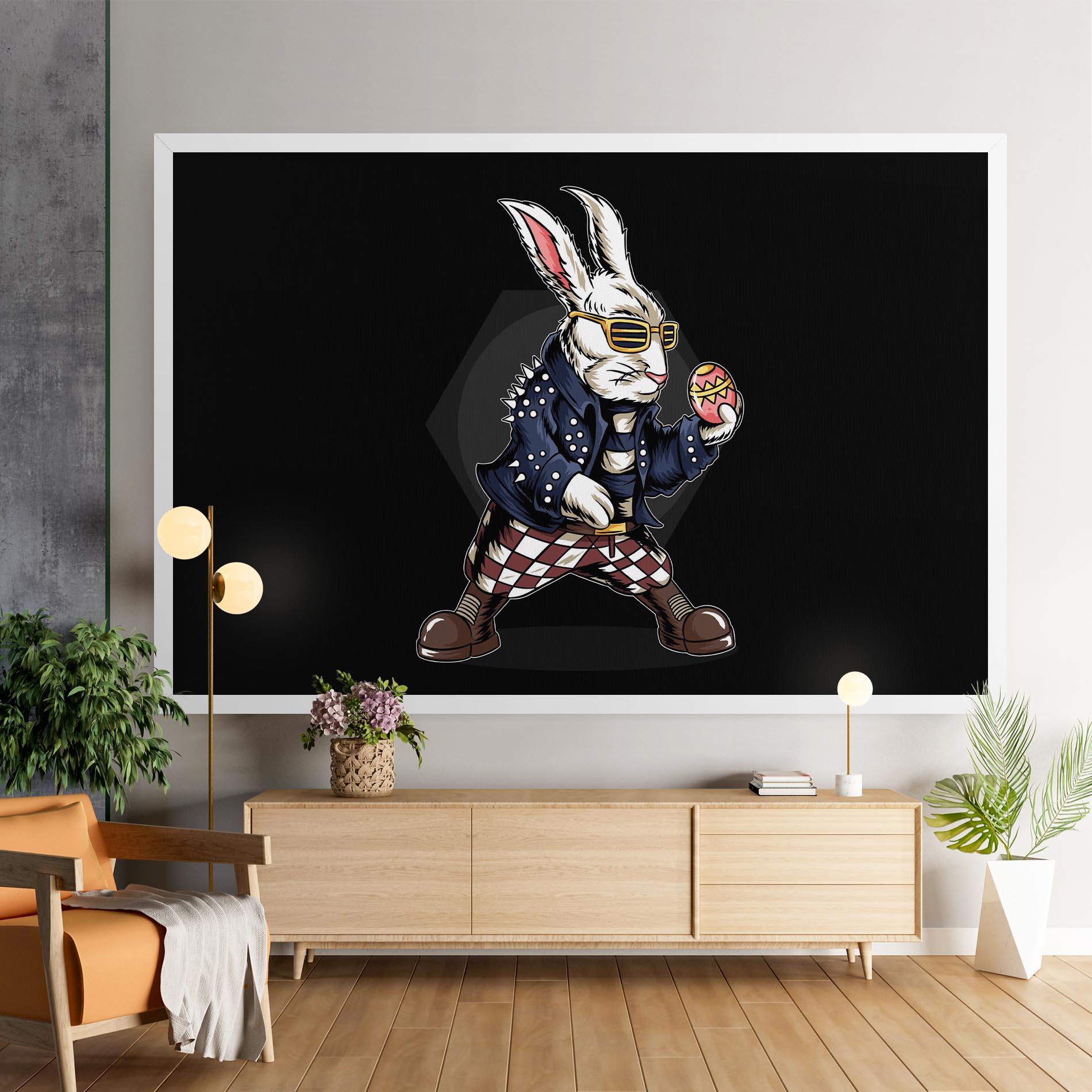 Tablou Canvas Rabbit Rock mockup 9