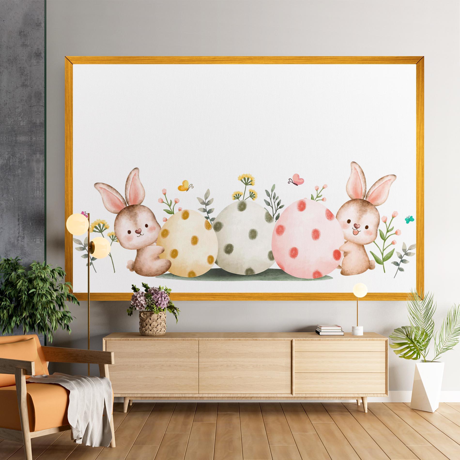 Tablou Canvas Butterfly Rabbit mockup 9