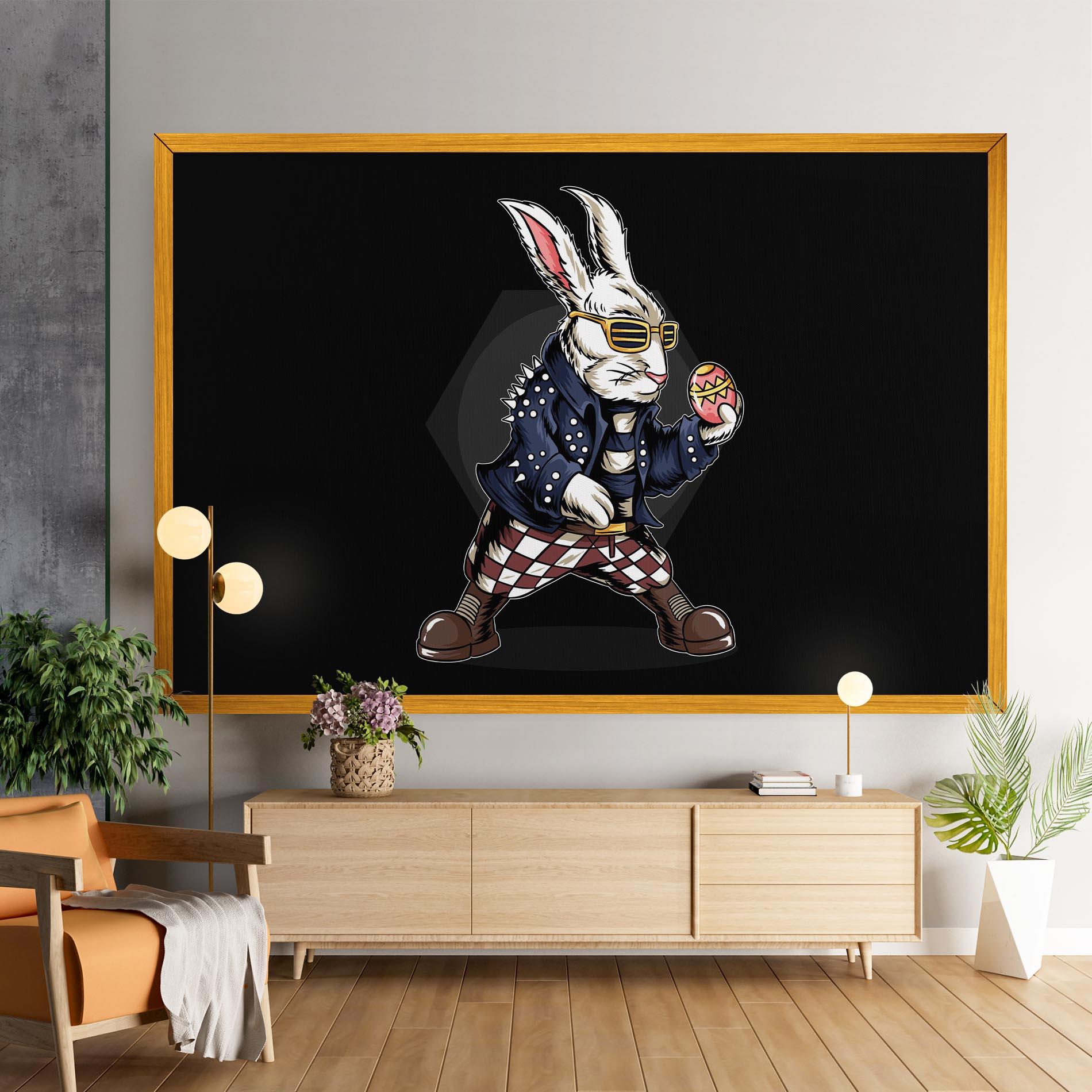 Tablou Canvas Rabbit Rock mockup 9