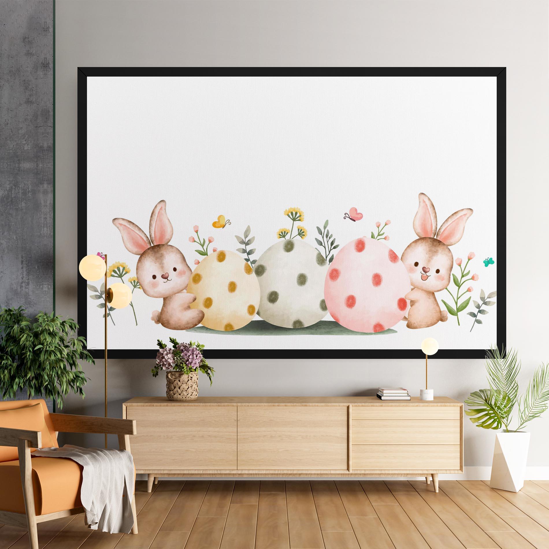 Tablou Canvas Butterfly Rabbit mockup 9
