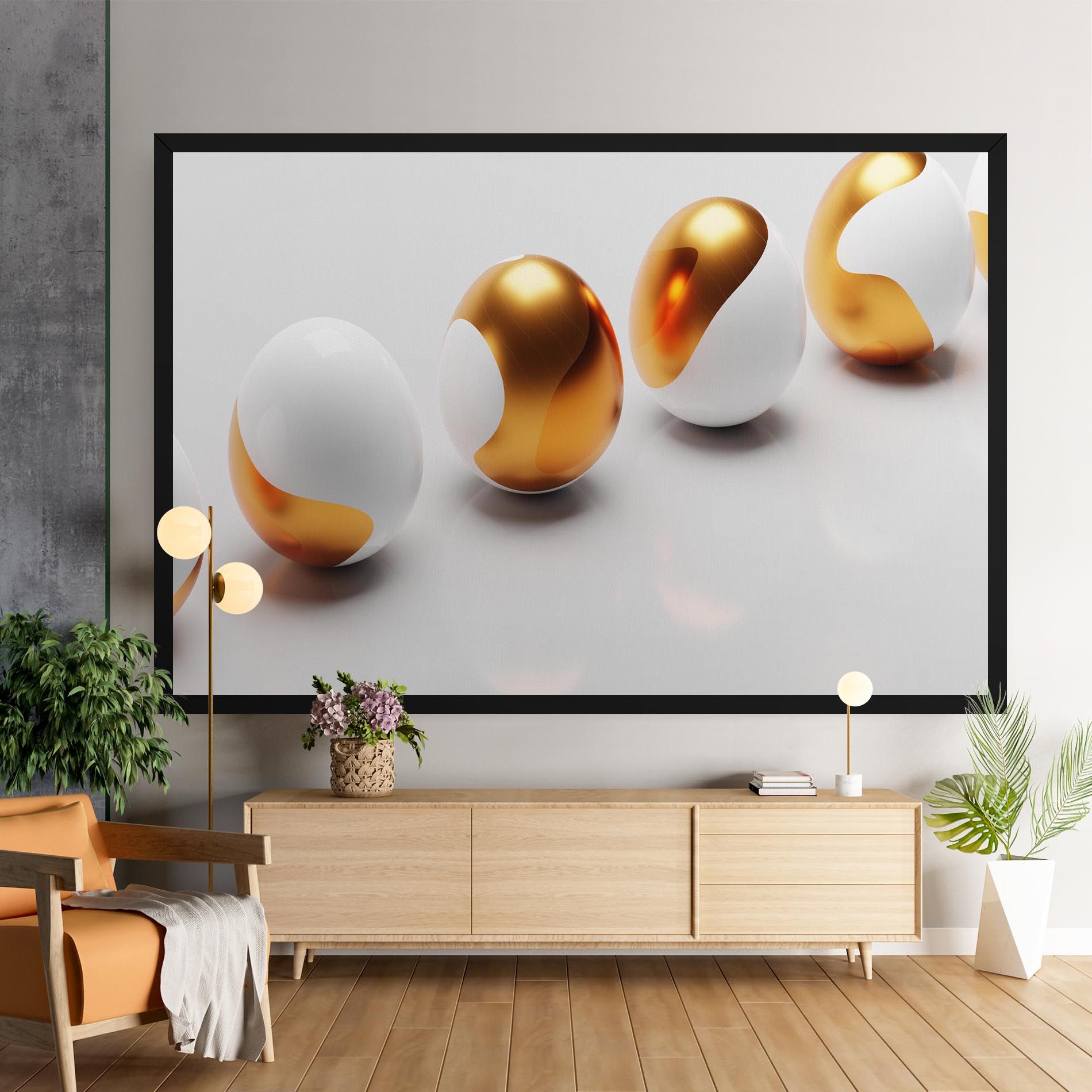 Elegant Easter Eggs mockup 9