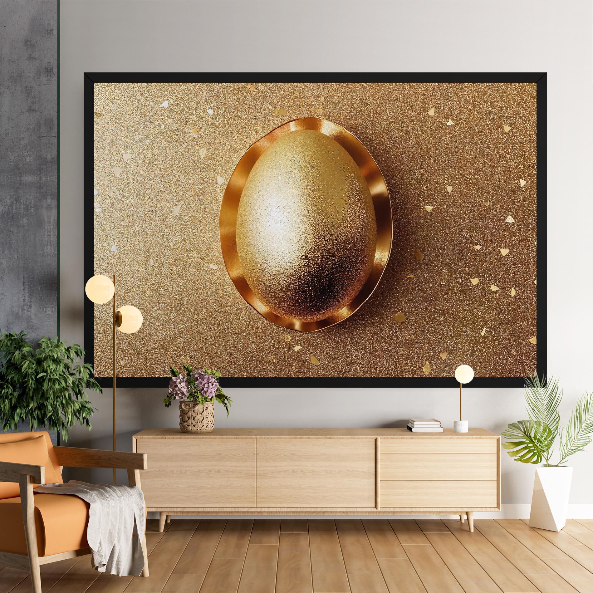 Tablou Canvas Golden Egg Chocolate mockup 9