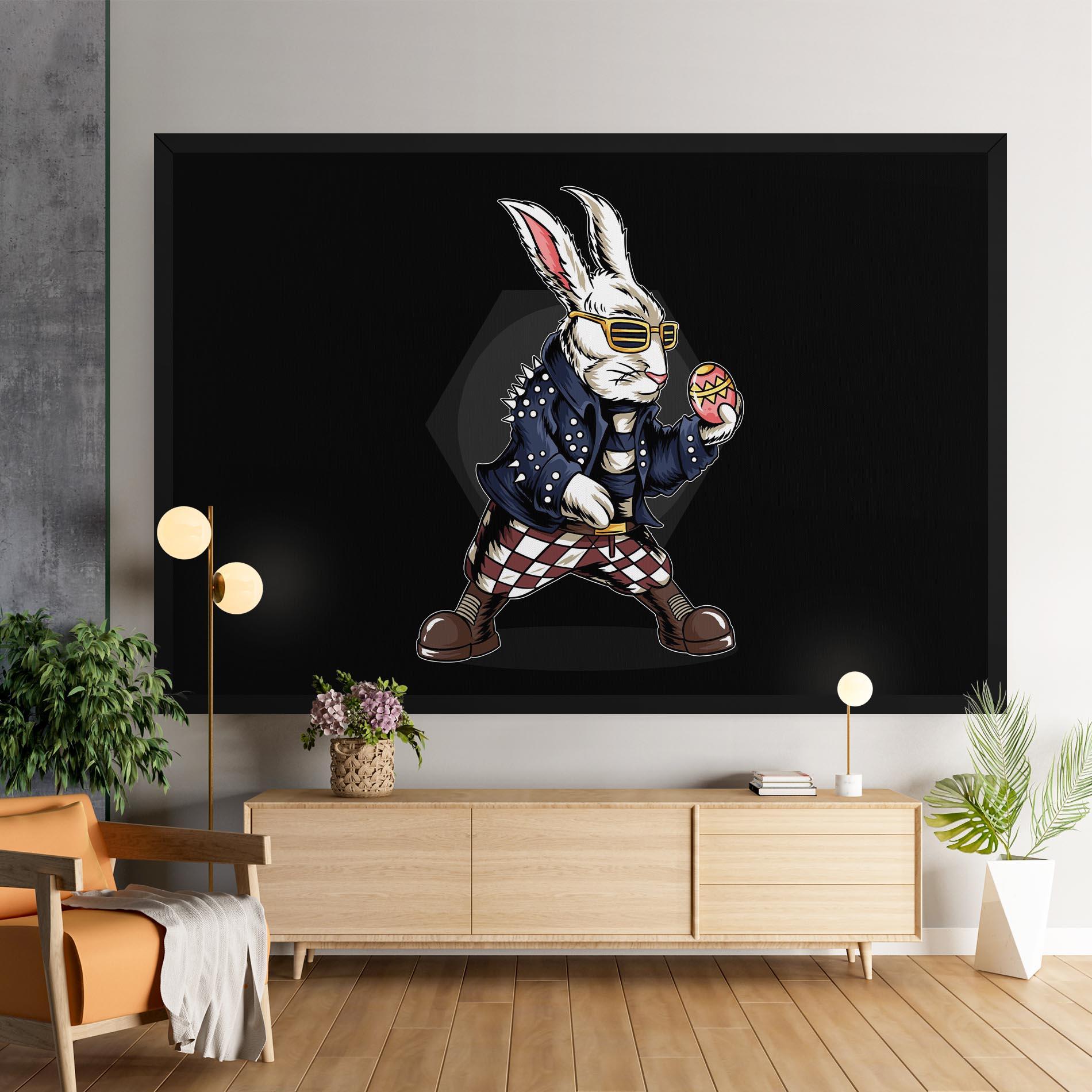 Tablou Canvas Rabbit Rock mockup 9