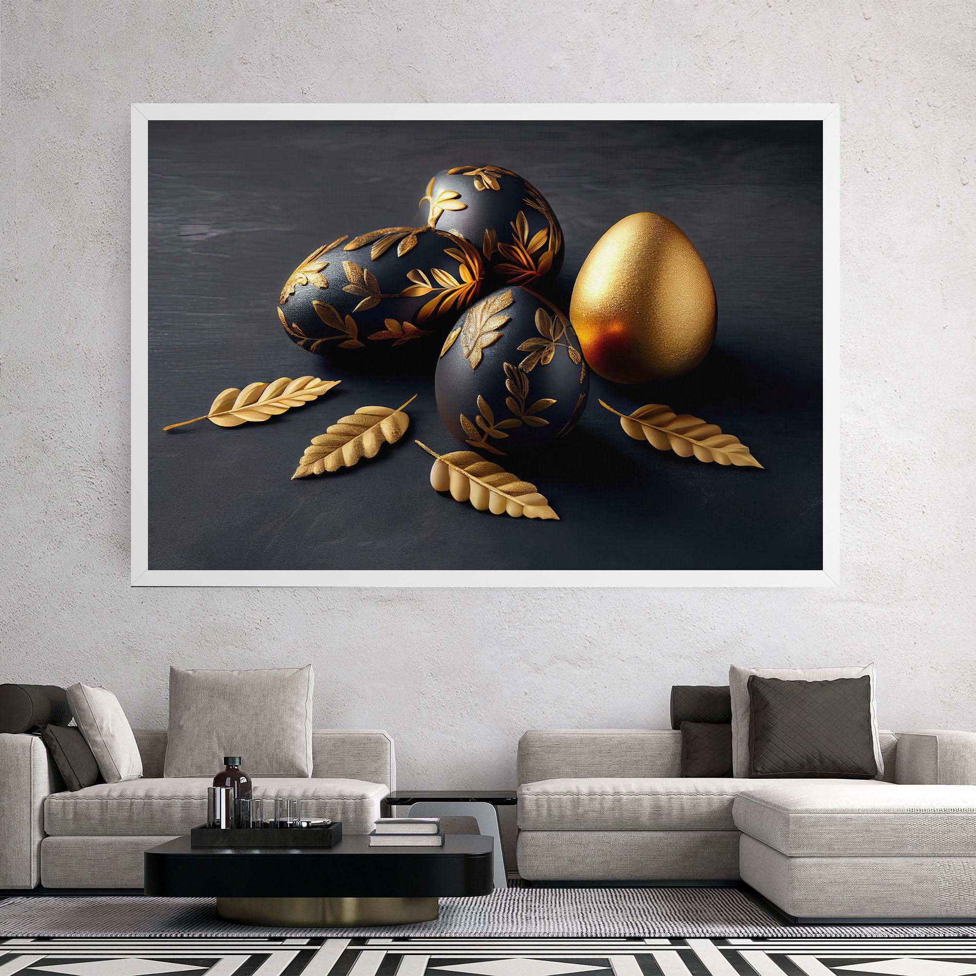Tablou Canvas Black Gold Egs mockup 2