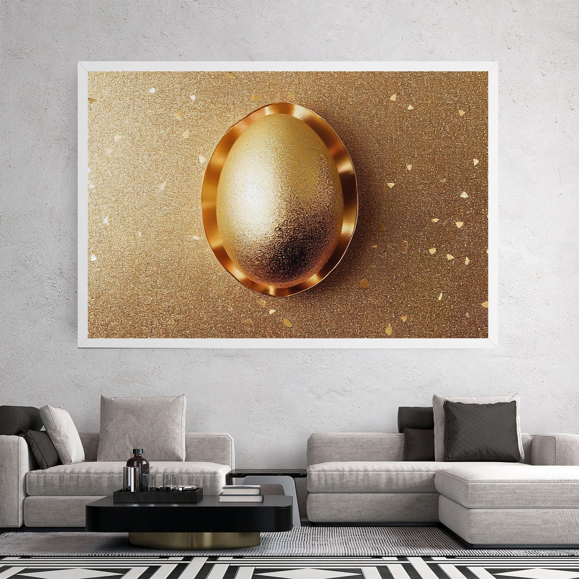 Tablou Canvas Golden Egg Chocolate mockup 2