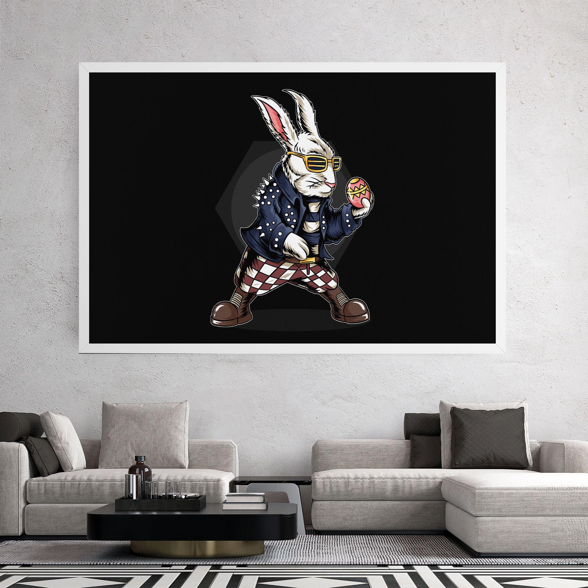 Tablou Canvas Rabbit Rock mockup 2