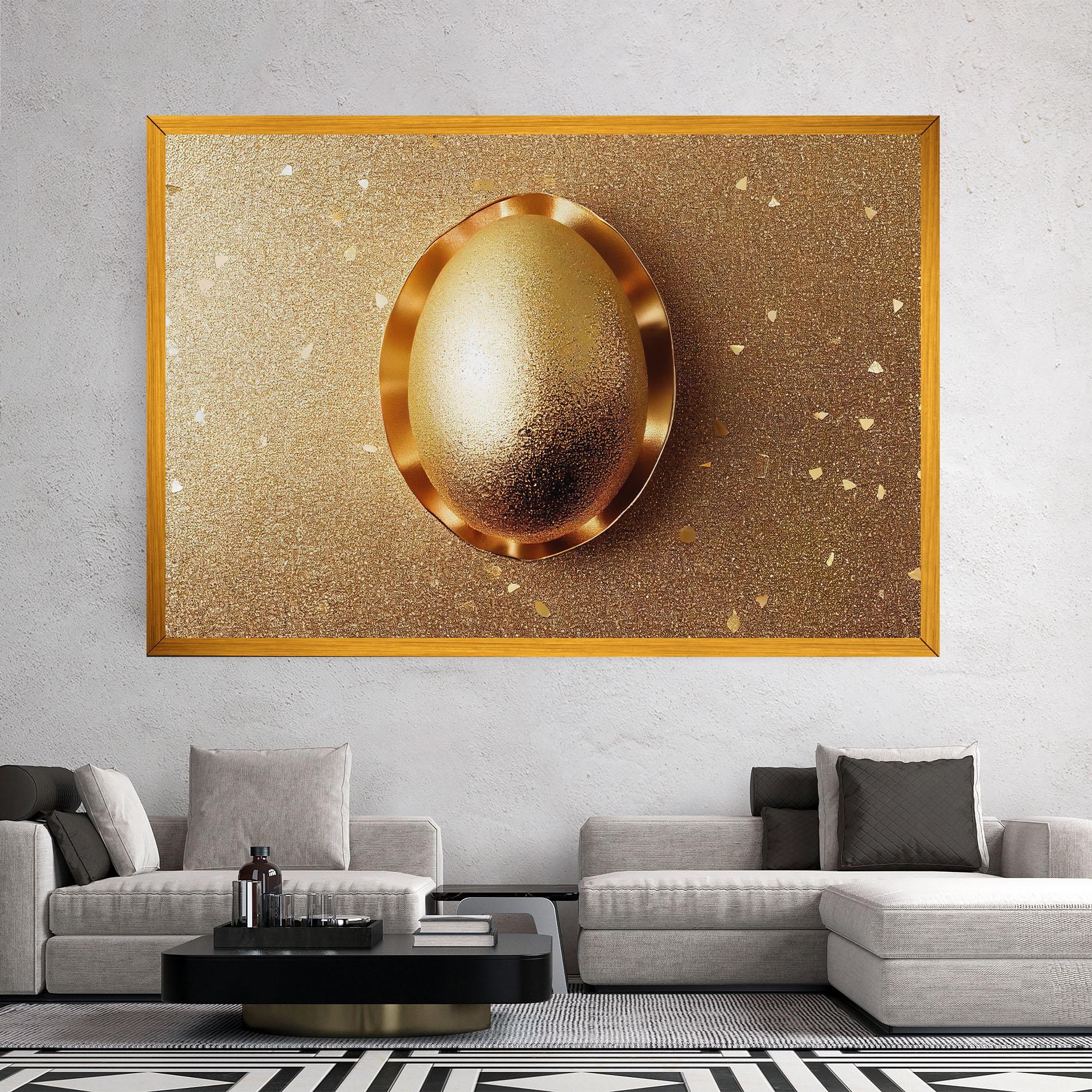 Tablou Canvas Golden Egg Chocolate mockup 2