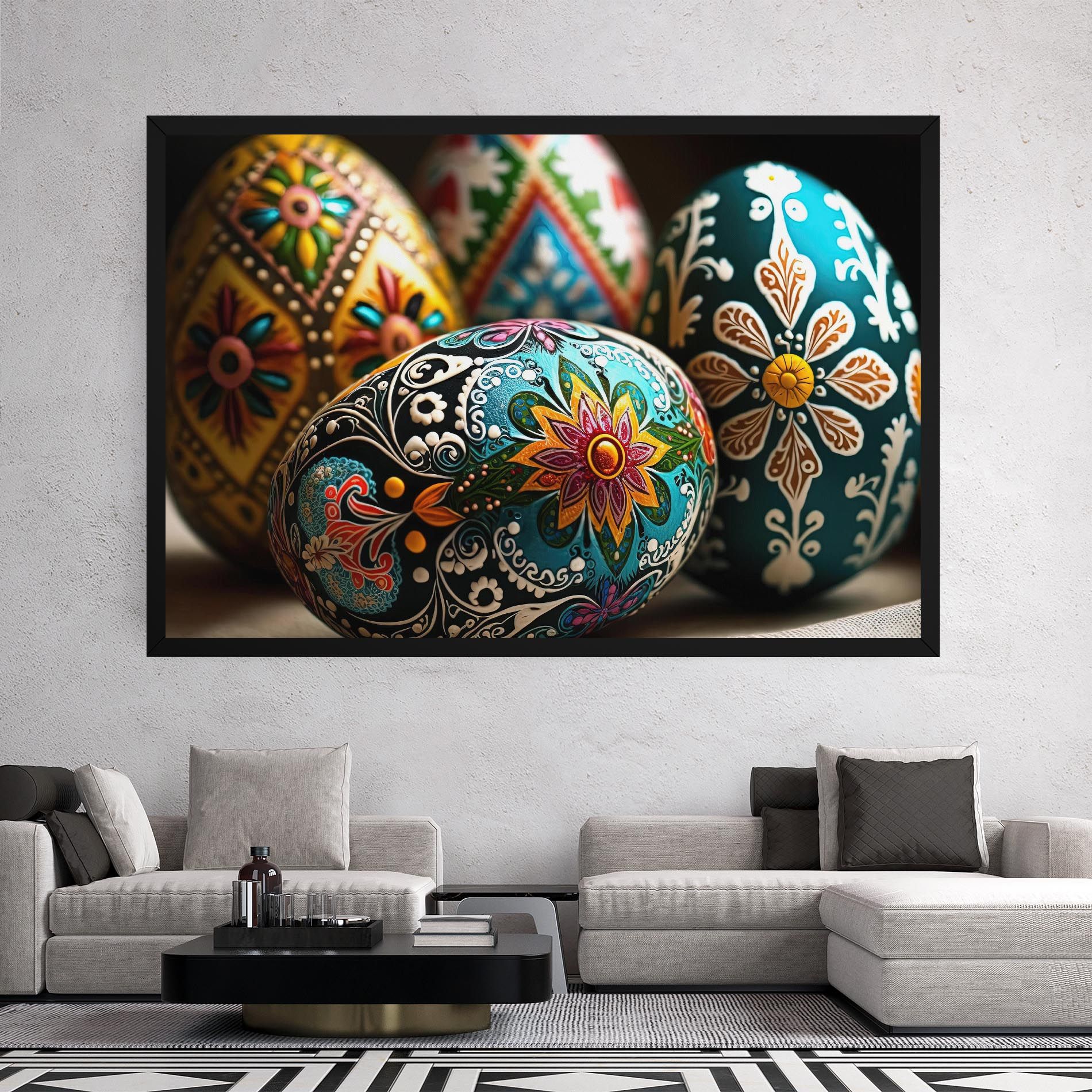 Easter Eggs Ornament mockup 2