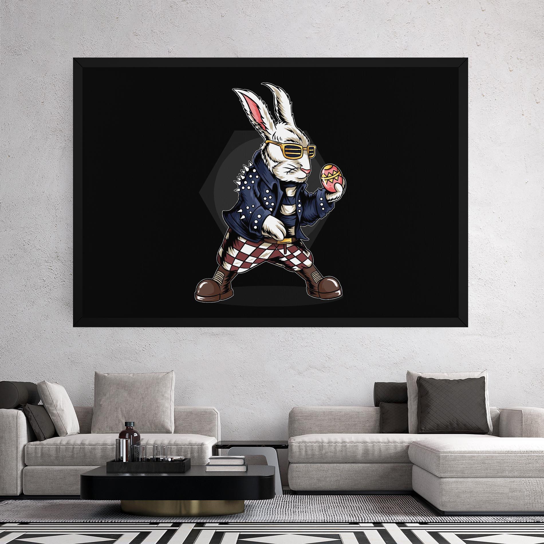 Tablou Canvas Rabbit Rock mockup 2