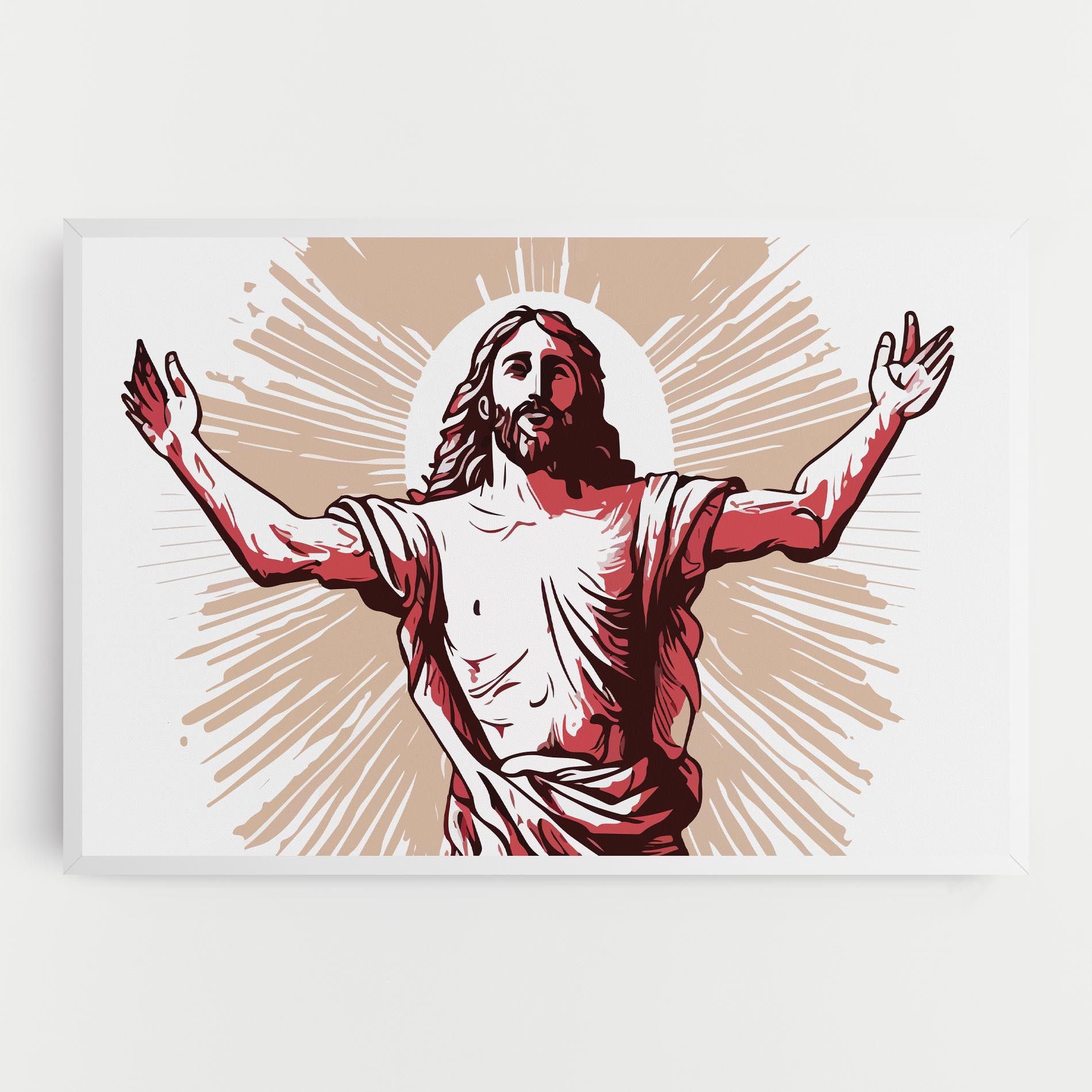 Artistic Jesus mockup 0