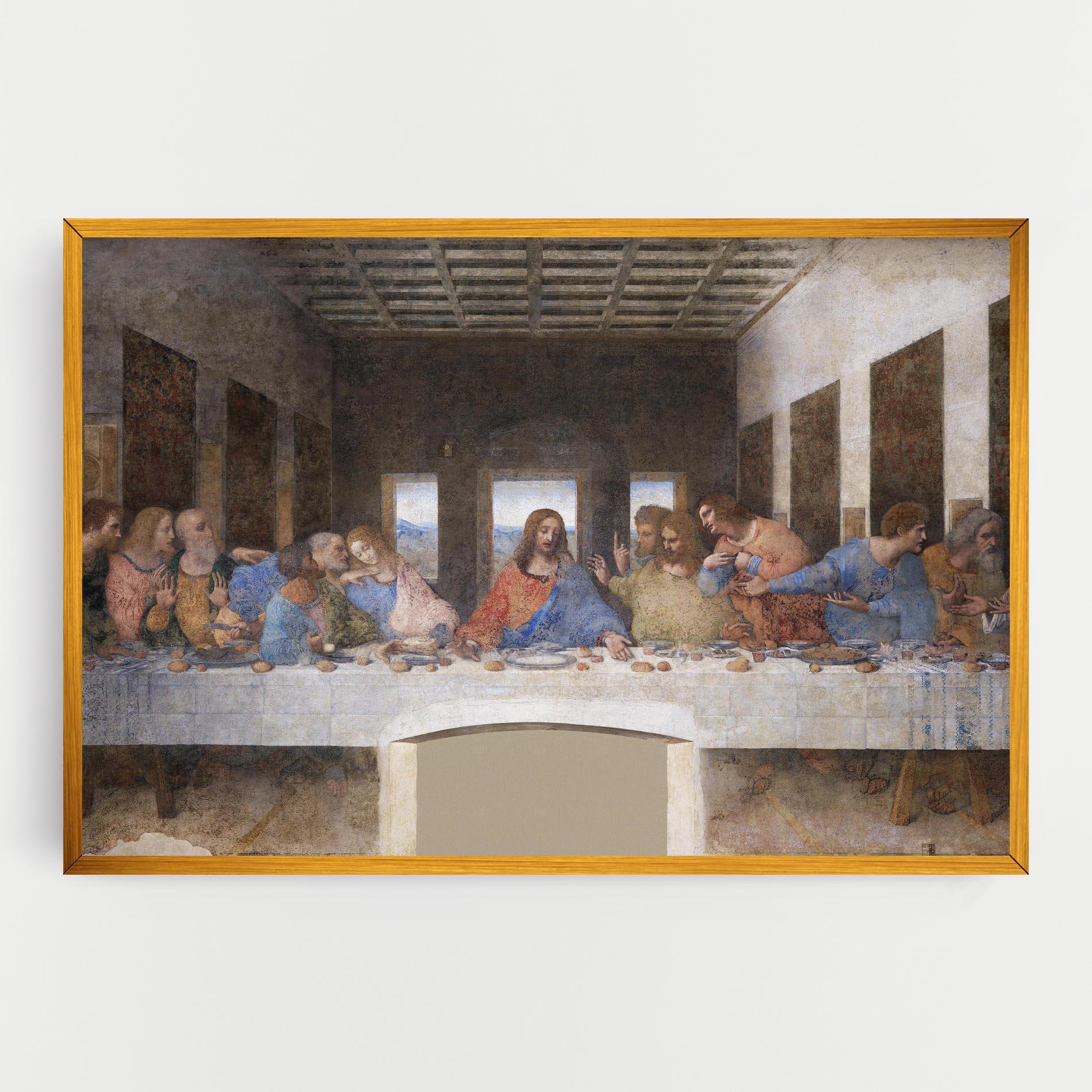 Tablou Canvas Jesus Eating mockup 0