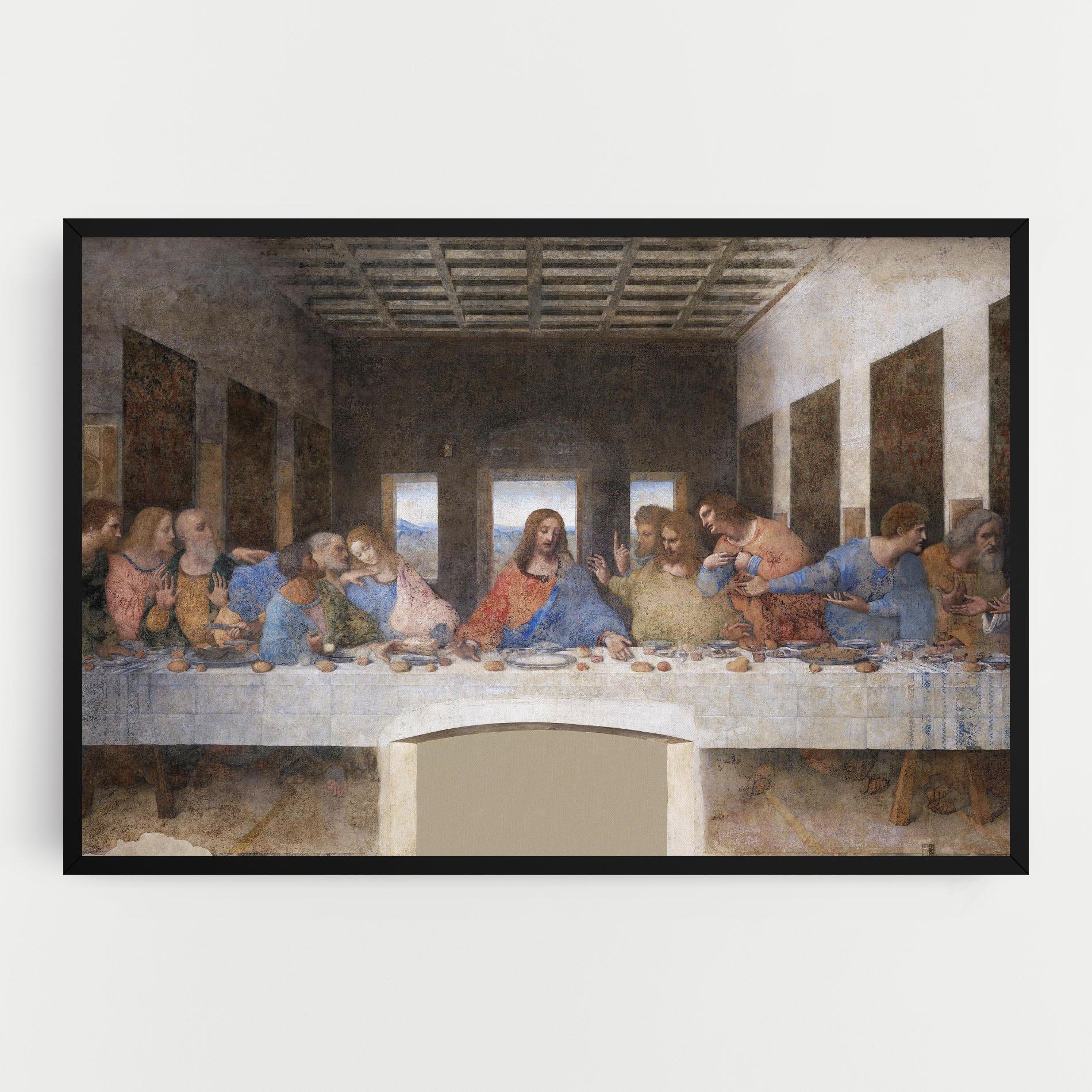 Tablou Canvas Jesus Eating mockup 0